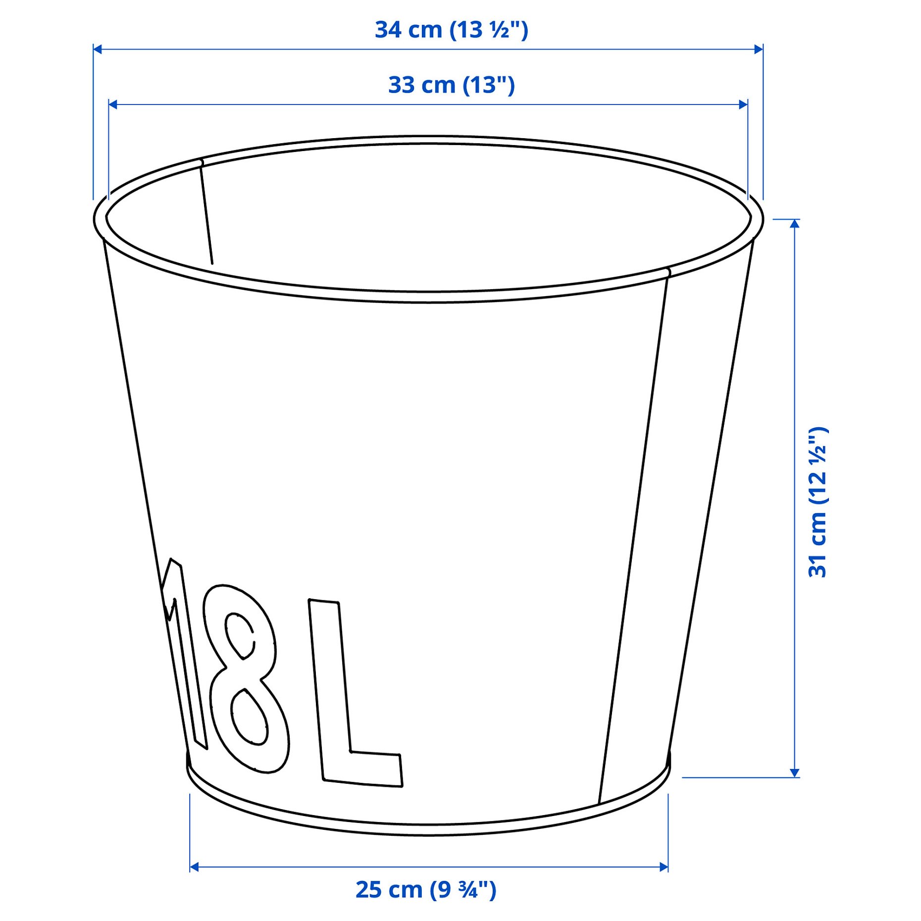 ÅKERBÄR, plant pot/in/outdoor, 32 cm, 905.613.22