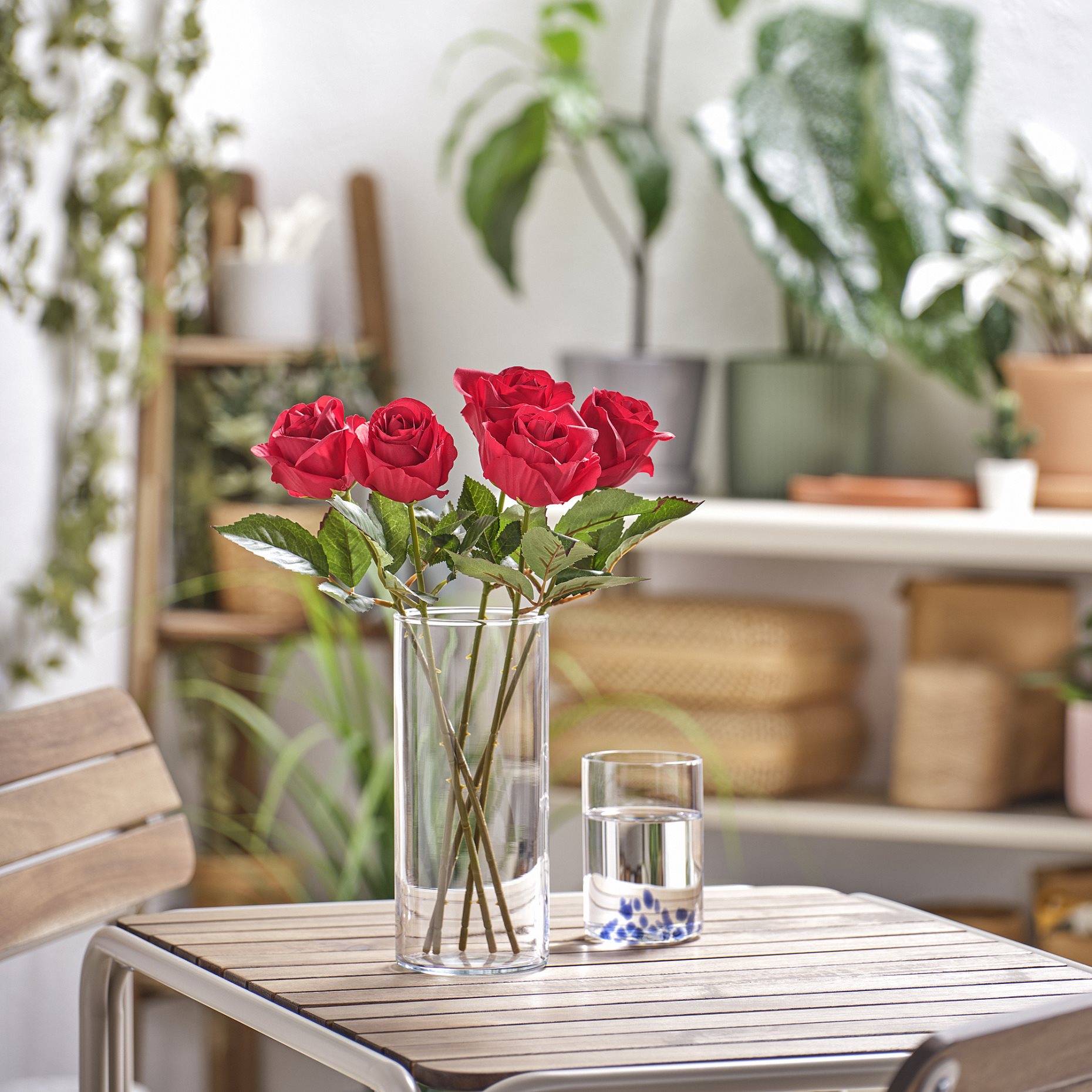 SMYCKA, artificial flower/in/outdoor/Rose, 40 cm, 905.871.81