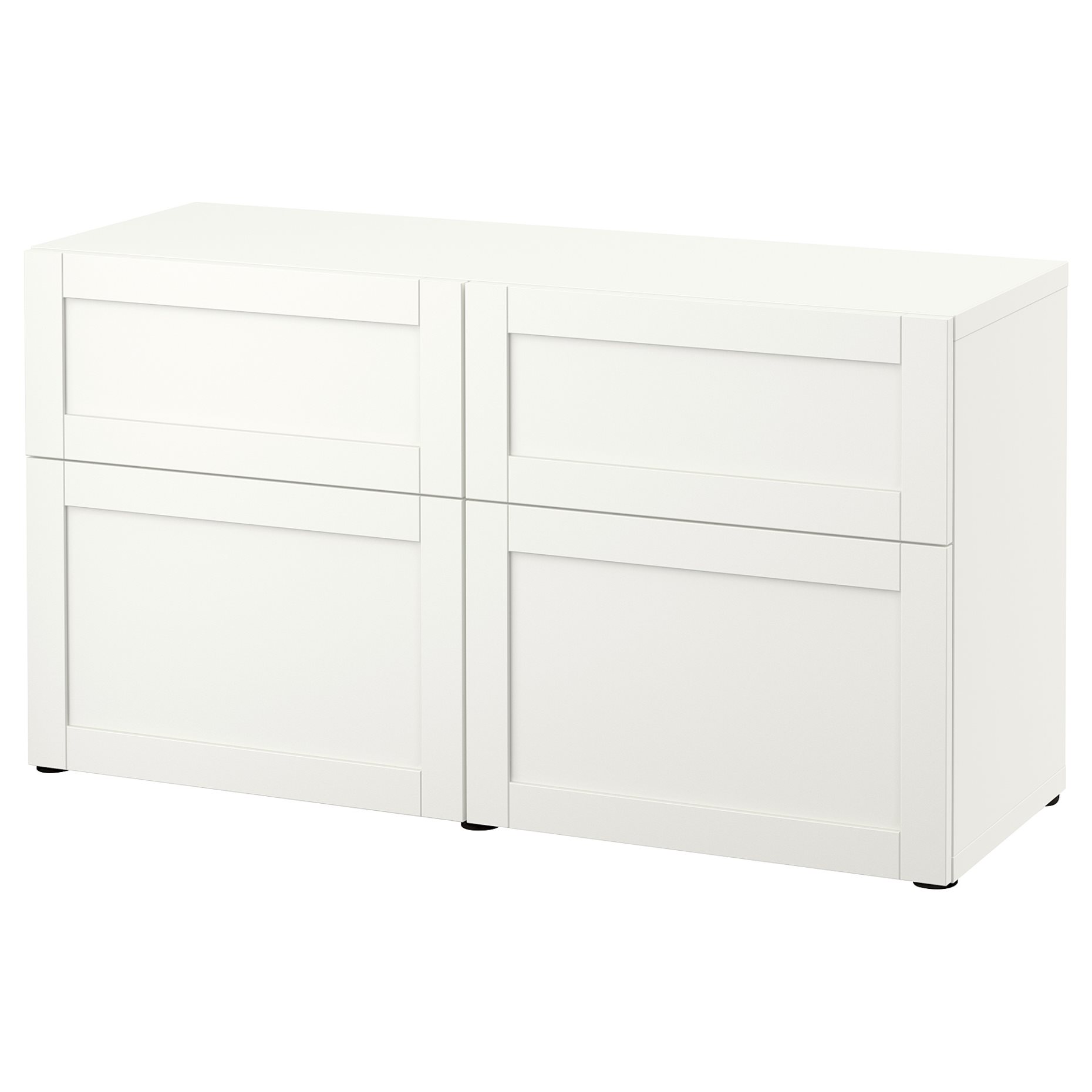 BESTÅ, storage combination with doors/drawers soft-closing, 120x42x65 cm, 993.246.42