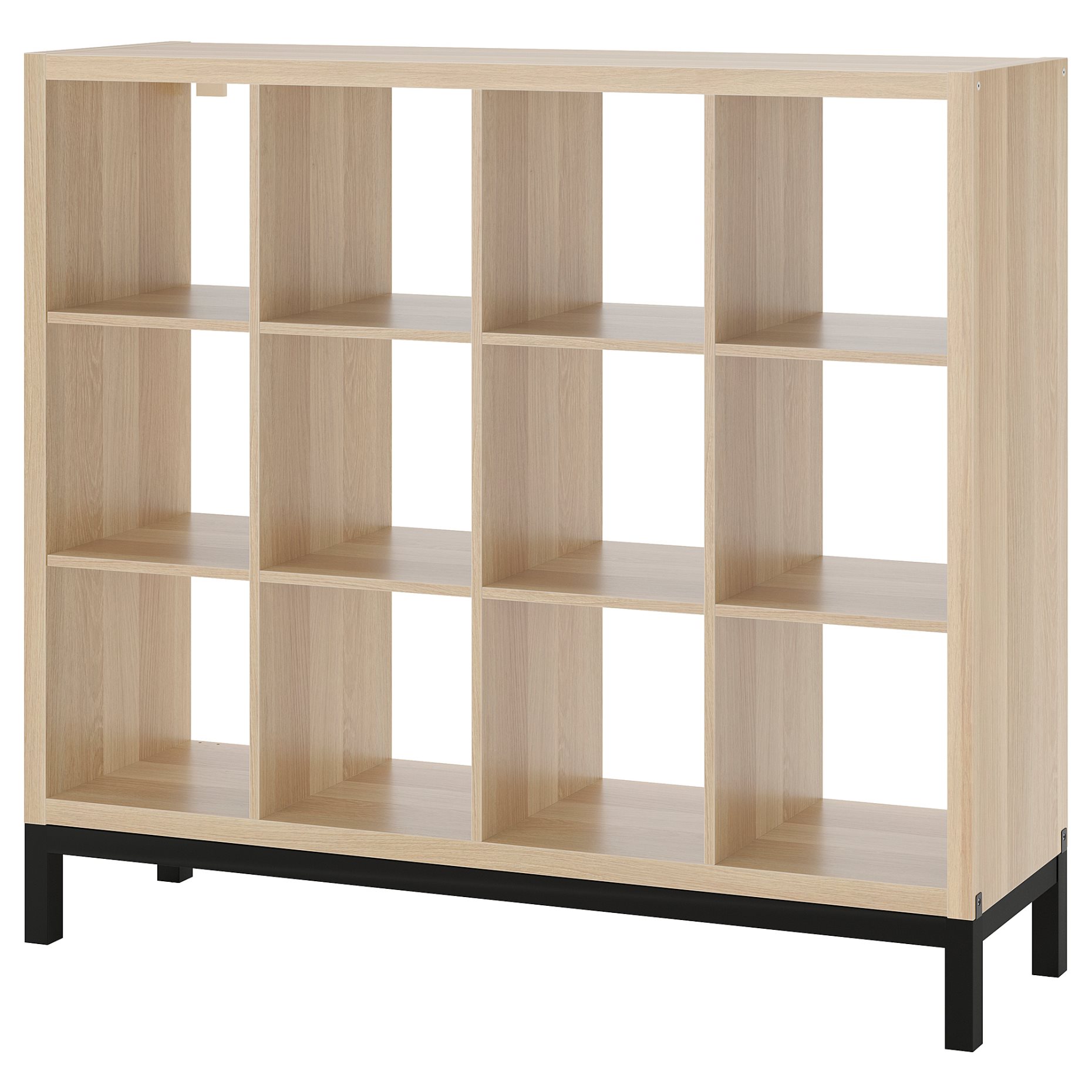 KALLAX, shelving unit with underframe, 147x129 cm, 994.427.11