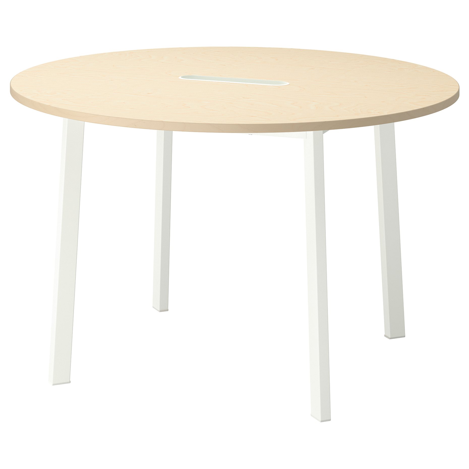 MITTZON, conference table/round, 120x75 cm, 995.139.30