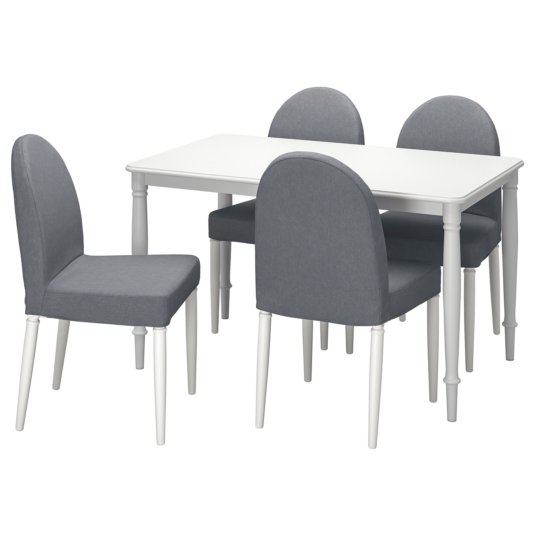 DANDERYD/DAND, τραπέζι και 4 καρέκλες, 130 cm, 995.442.48