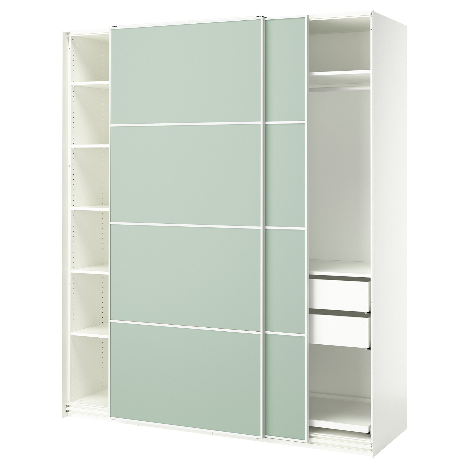 PAX/MEHAMN, wardrobe combination, 200x66x236 cm, 995.517.38