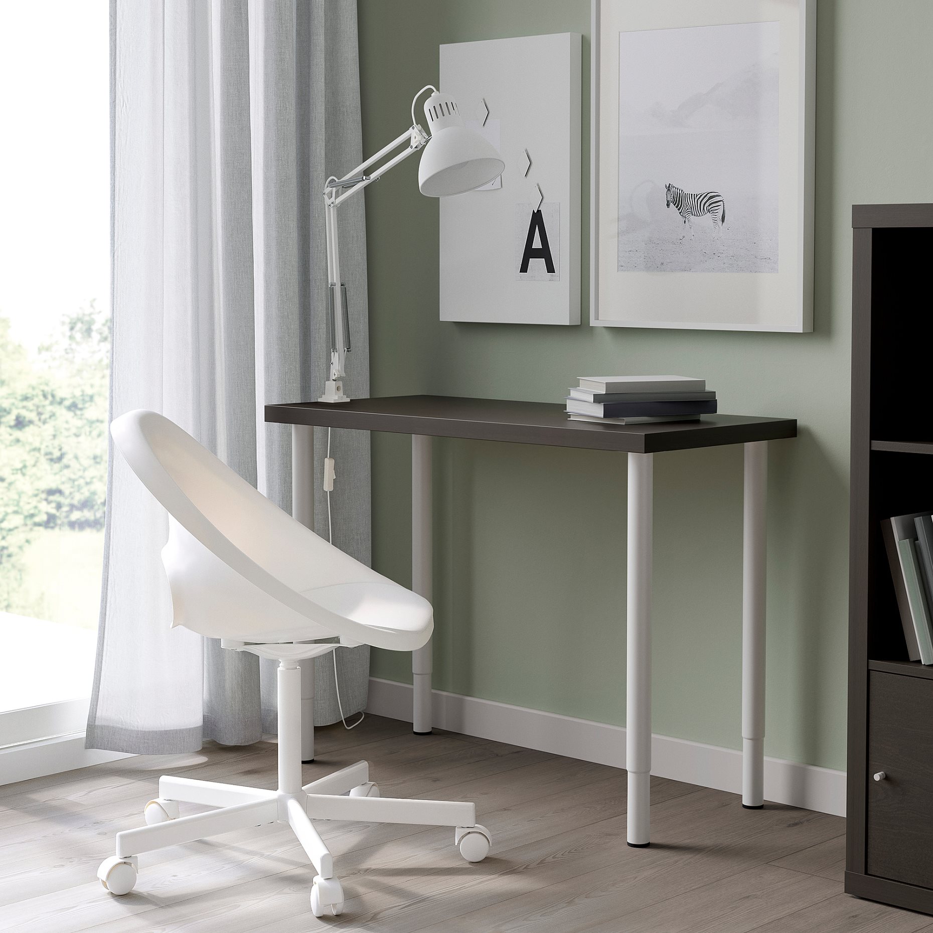 LINNMON/OLOV, desk, 100x45 cm, 995.902.21