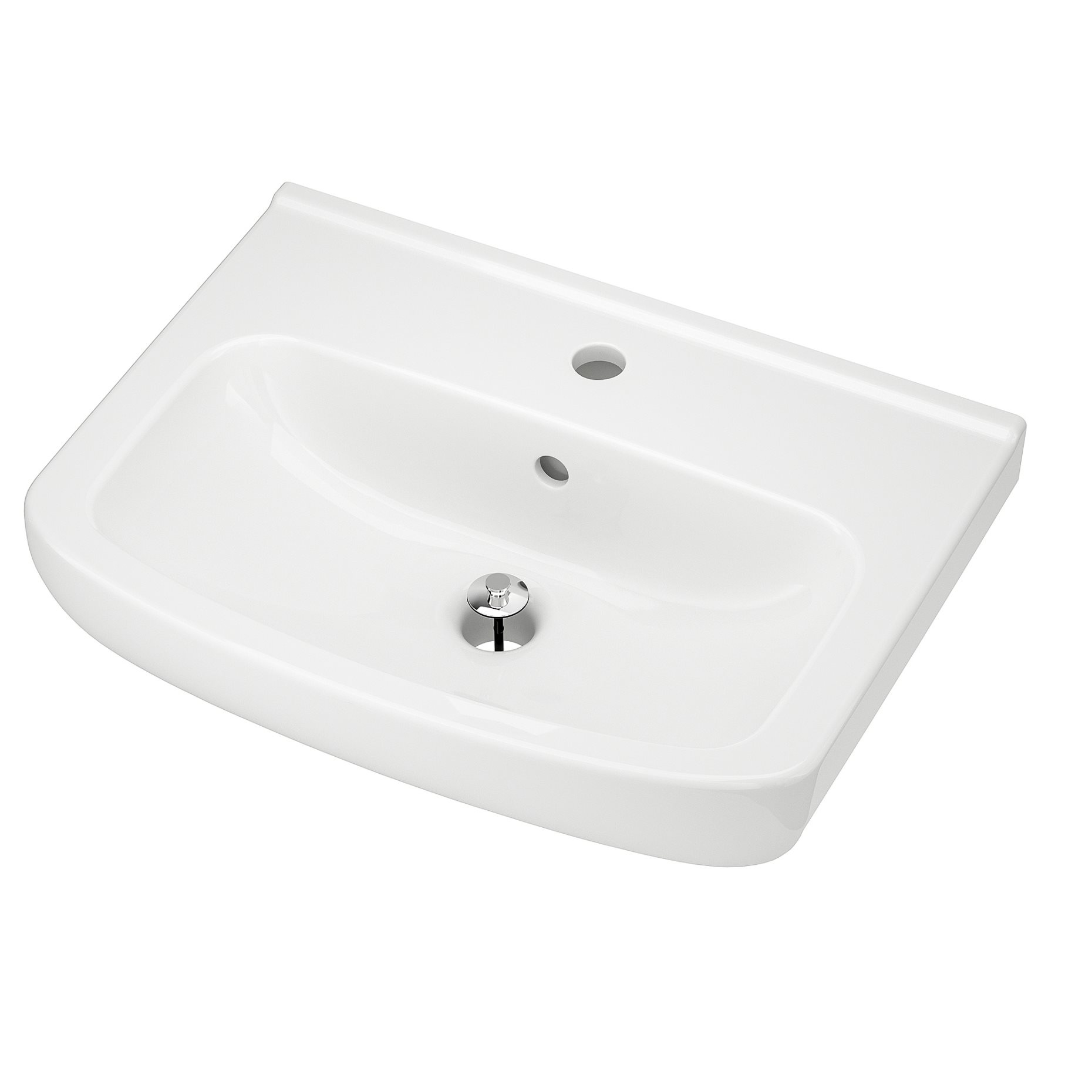 BJÖRKÅN, single wash-basin, 54x40 cm, 004.681.49