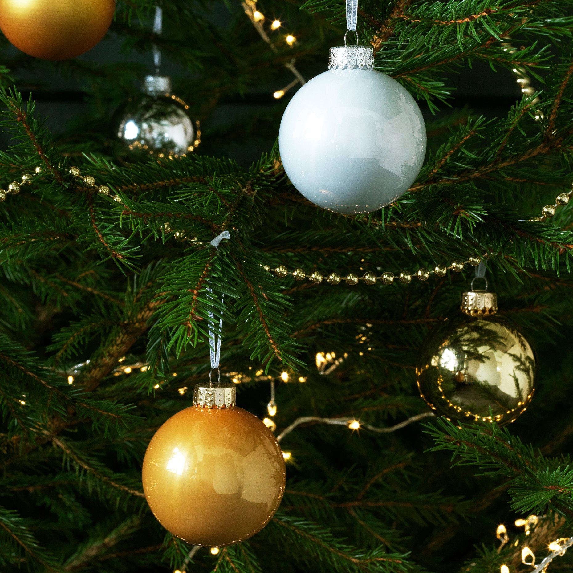 VINTERFINT, decoration bauble/glass/20 pack, 6 cm, 005.534.11