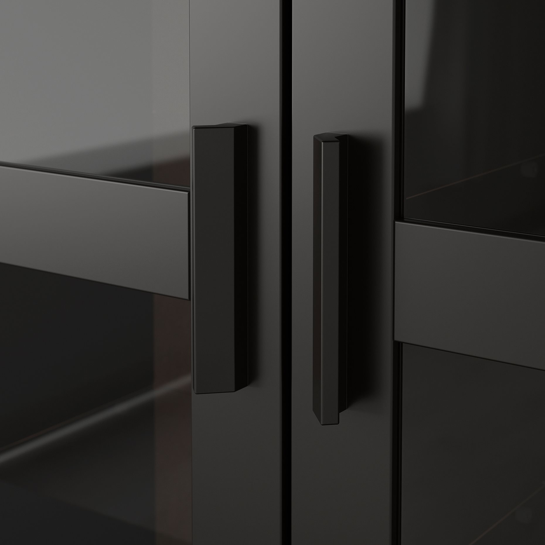 BRIMNES, glass-door cabinet, 104.098.71