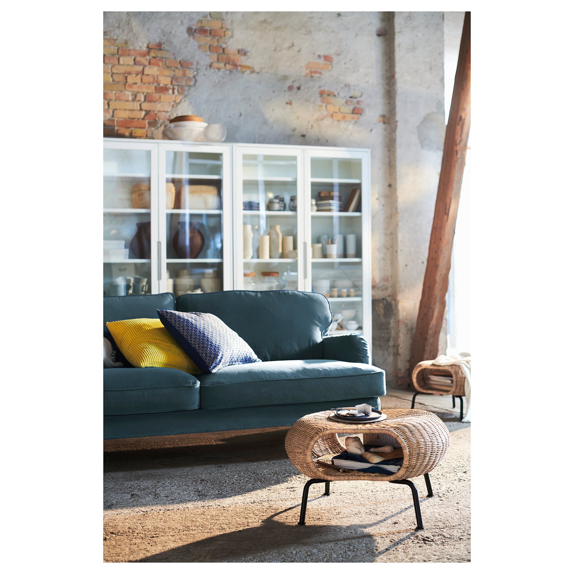 GAMLEHULT, footstool with storage, 104.343.09