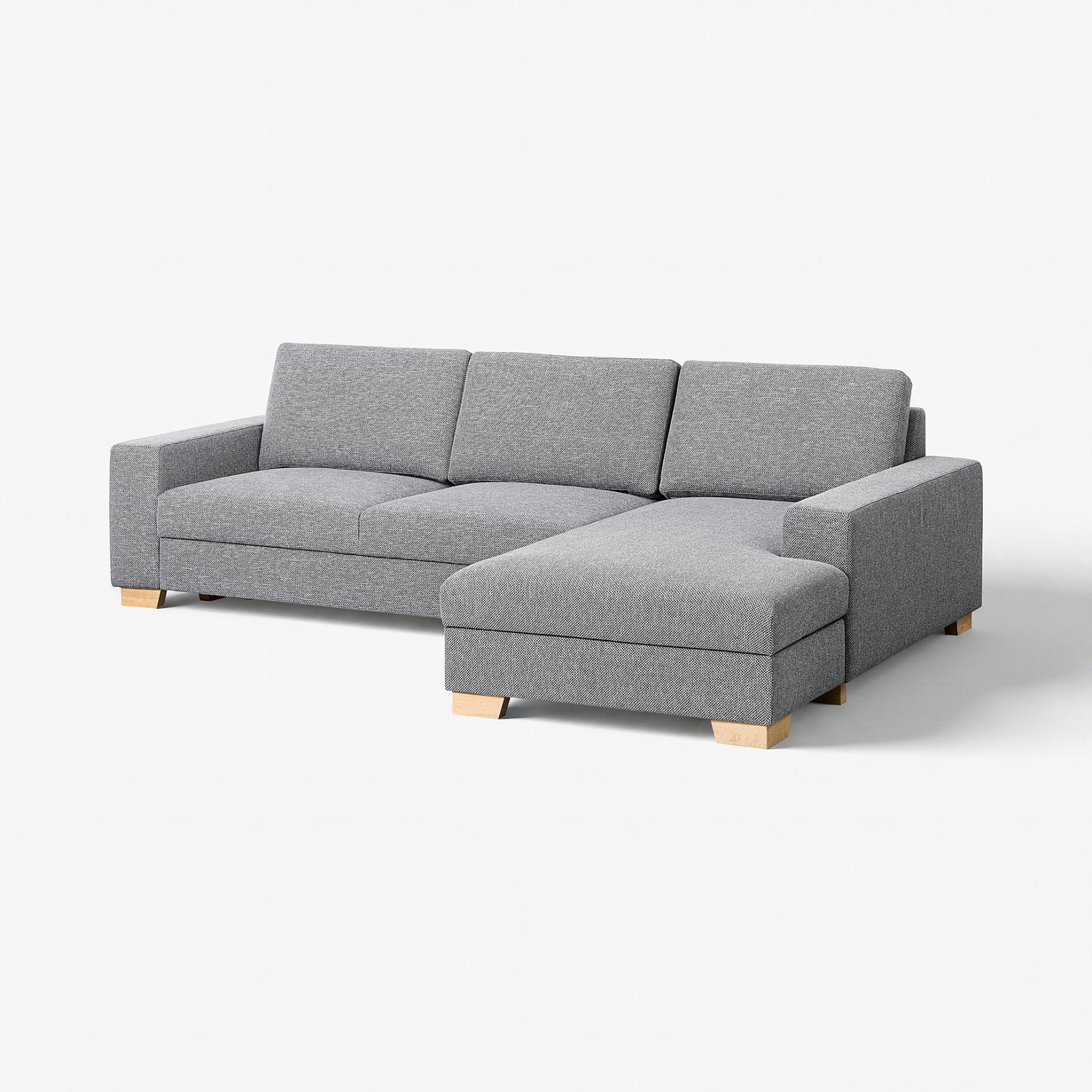 SÖRVALLEN, 3-seat sofa with chaise longue/right, 193.041.48