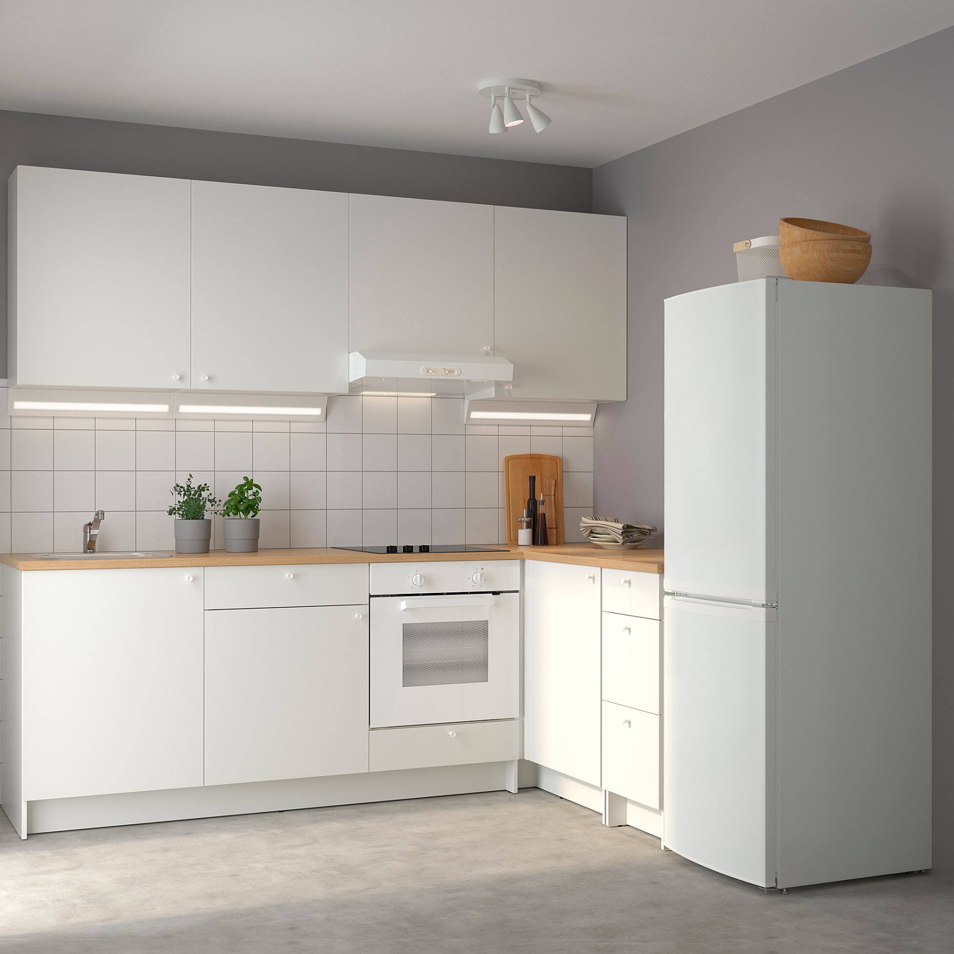 KNOXHULT, corner kitchen, 194.045.53
