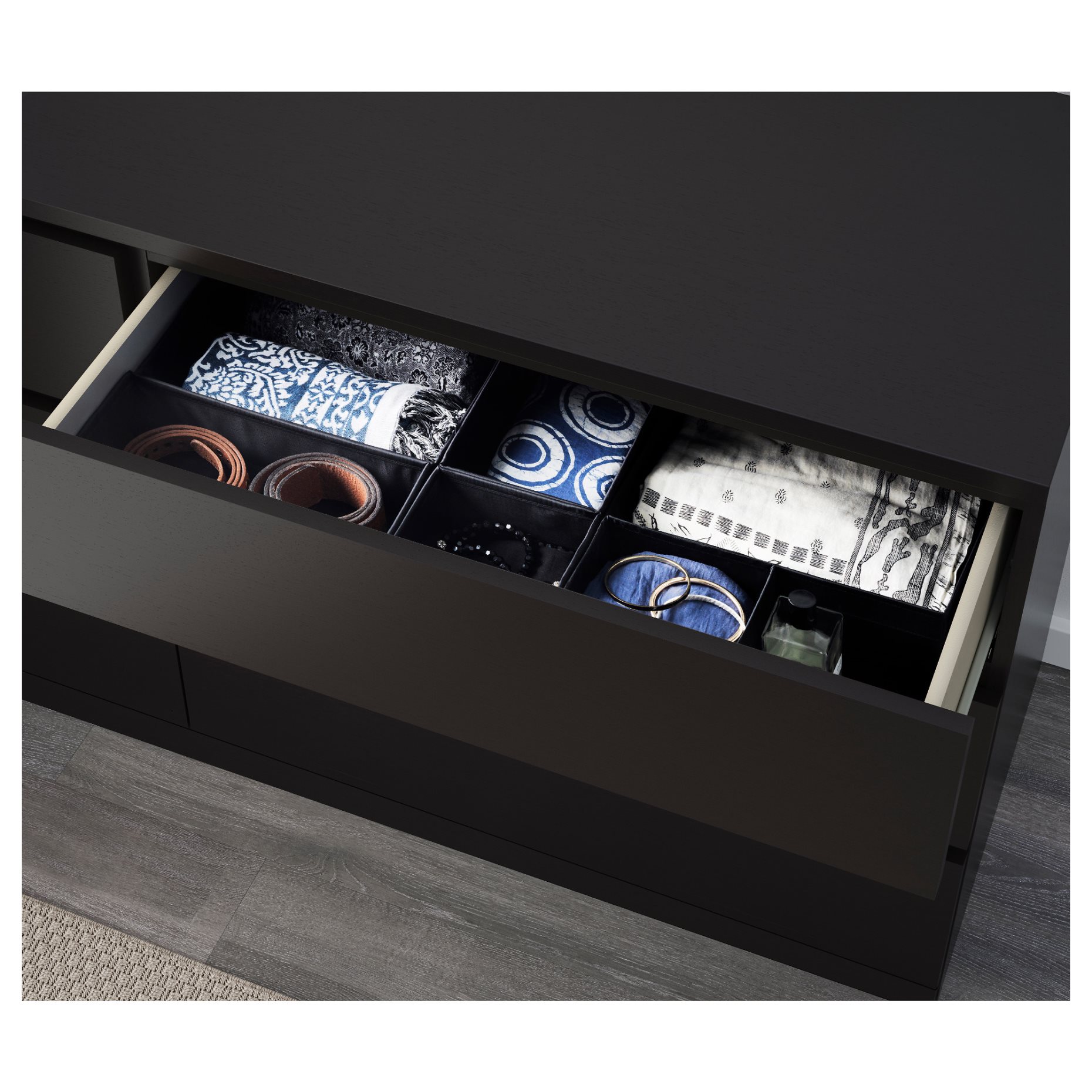 MALM, bedroom furniture/set of 4, 160x200 cm, 194.834.04