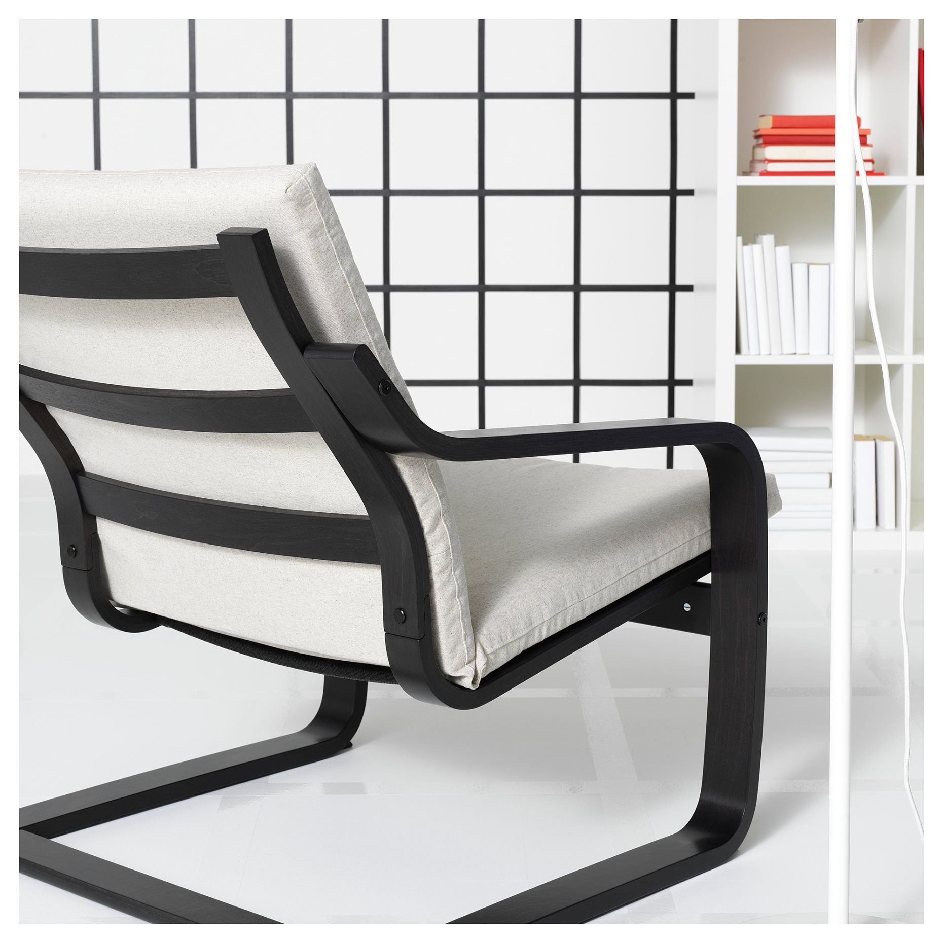 POÄNG, low-back armchair, 195.516.00