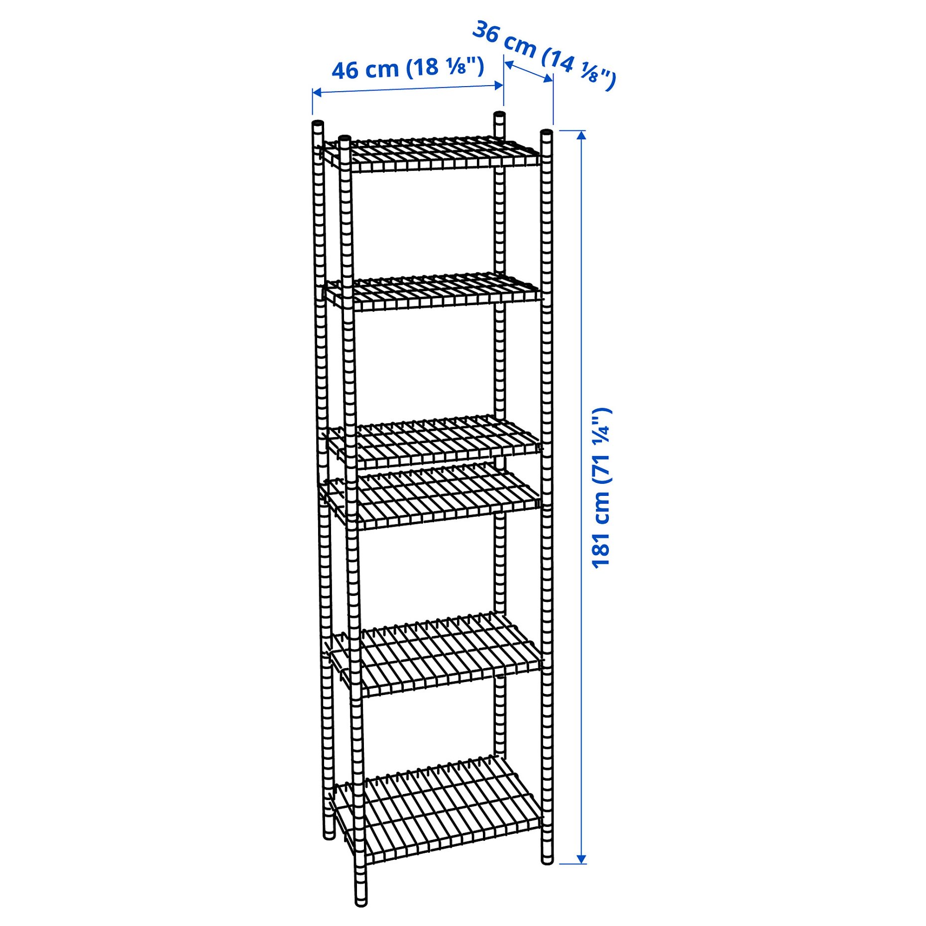 OMAR, 1 τμήμα ραφιών, 198.290.90