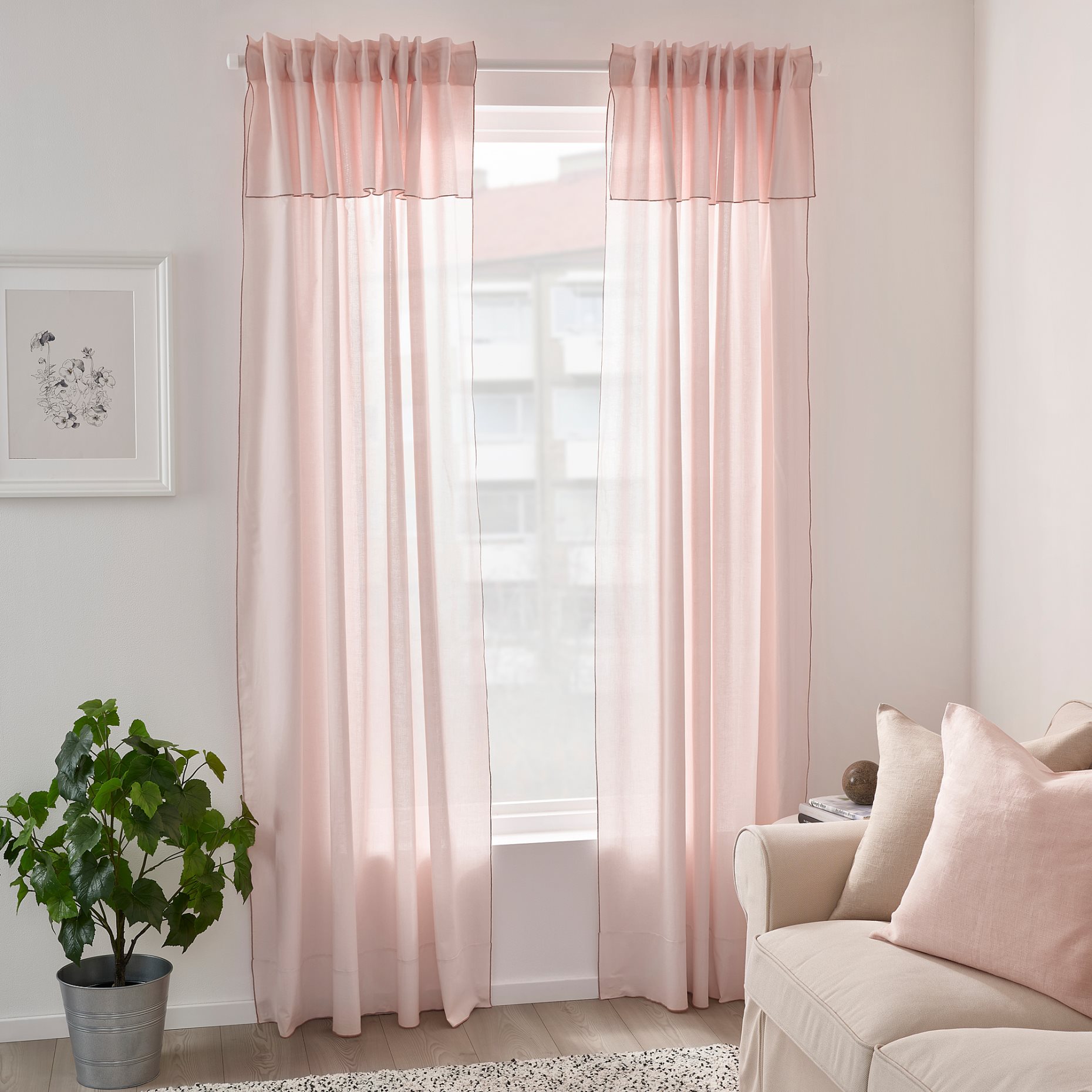 MOALISA, curtains 1 pair, 145x300 cm, 204.995.07