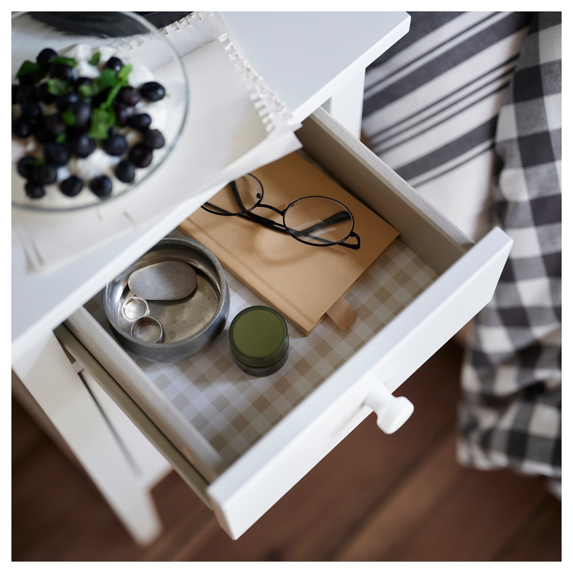 GULLABERG, bedside table with 1 drawer and door, 38x40x75 cm, 205.617.64