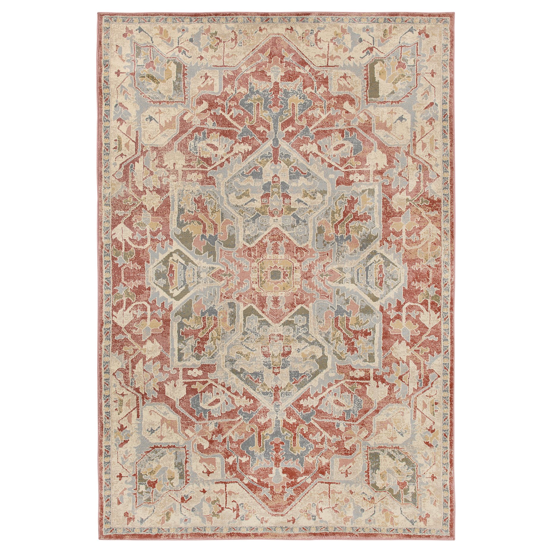 JÄRNVÄG, rug low pile, 133x195 cm, 206.230.69