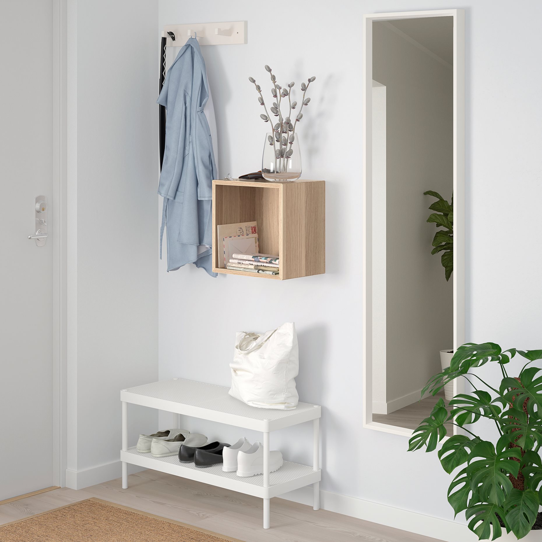 EKET, wall-mounted shelving unit, 292.862.57
