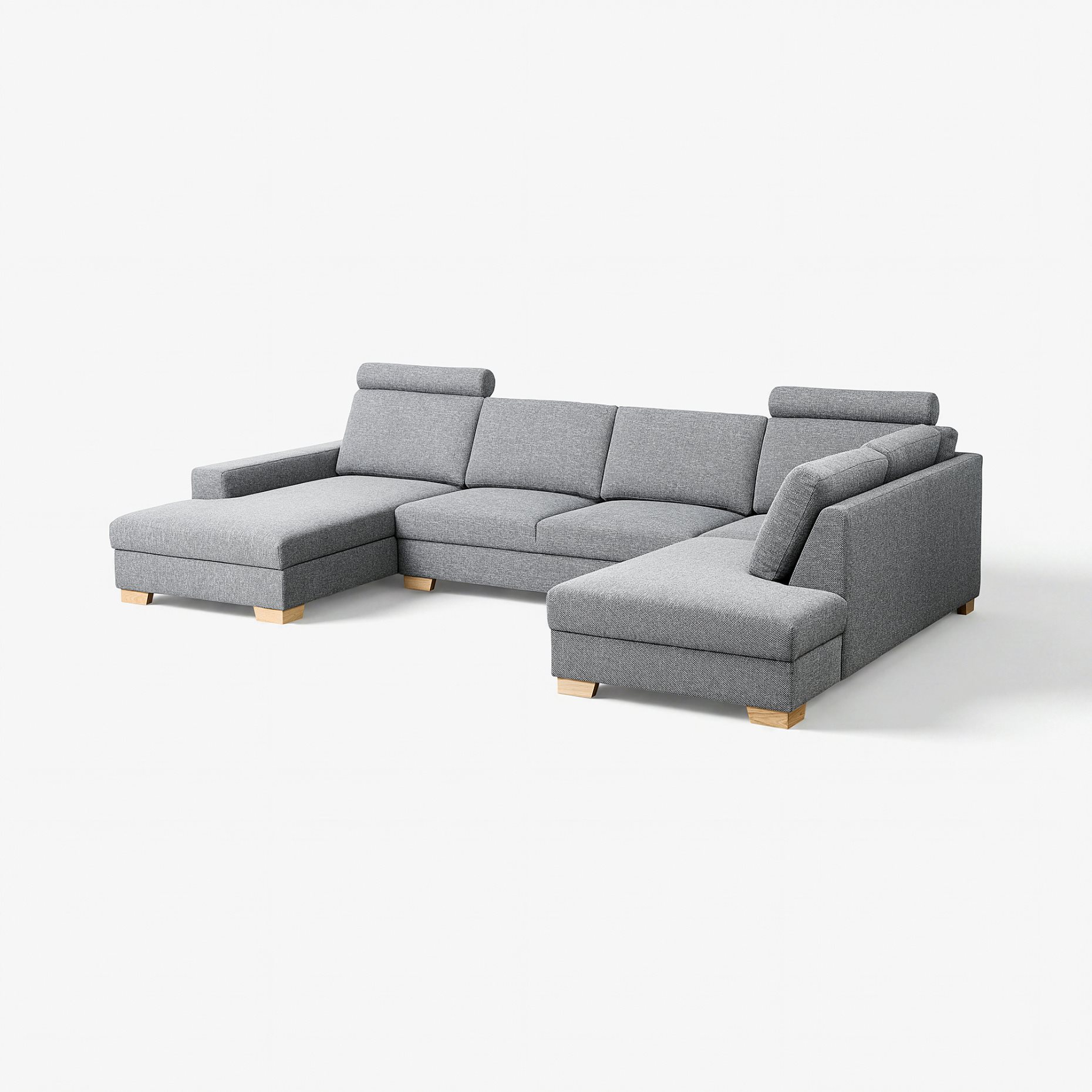 SÖRVALLEN, corner sofa 4-seat with chaise longue/left, 293.041.43