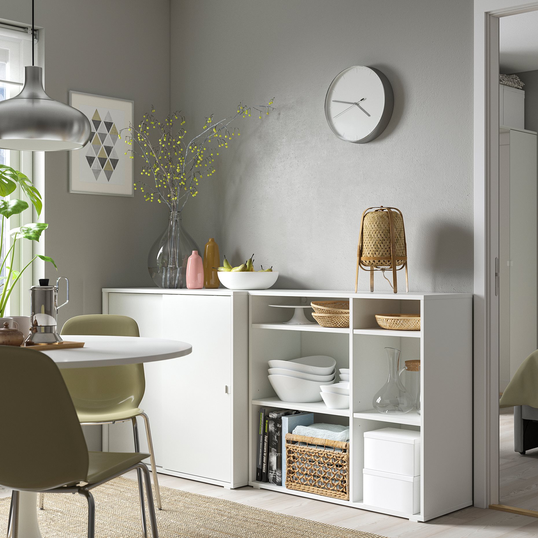 VIHALS, storage combination, 190x47x90 cm, 294.406.16