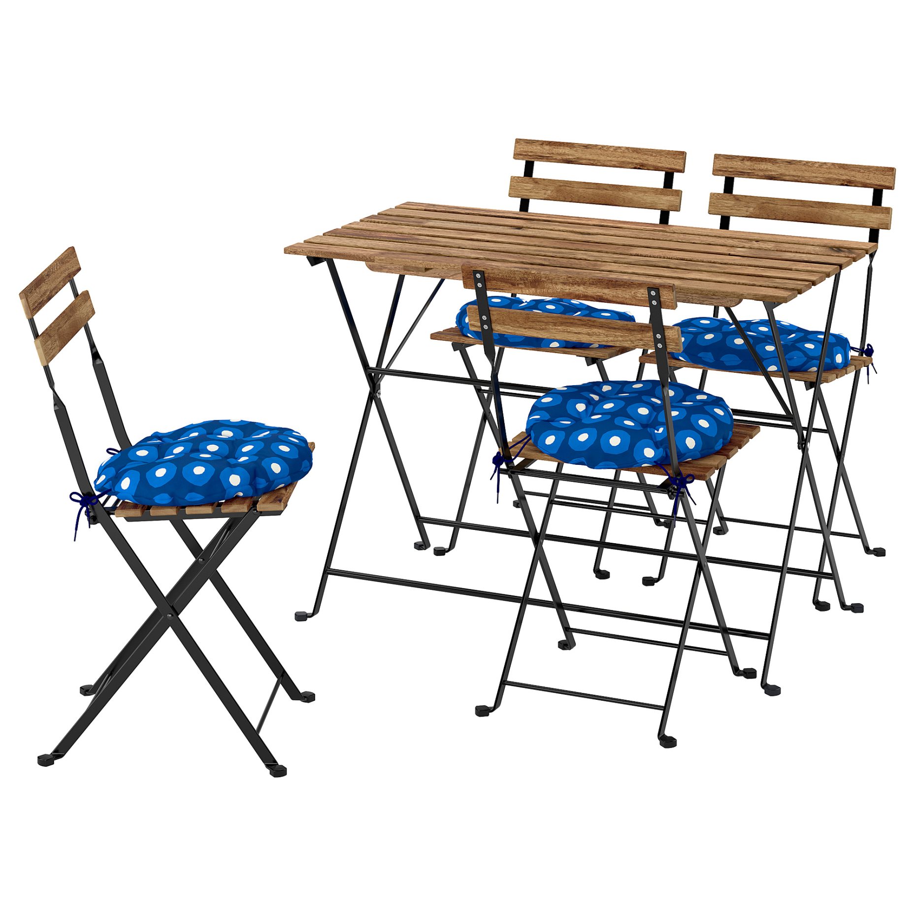 TÄRNÖ, table and 4 chairs/foldable/outdoor, 100x54 cm, 295.761.86
