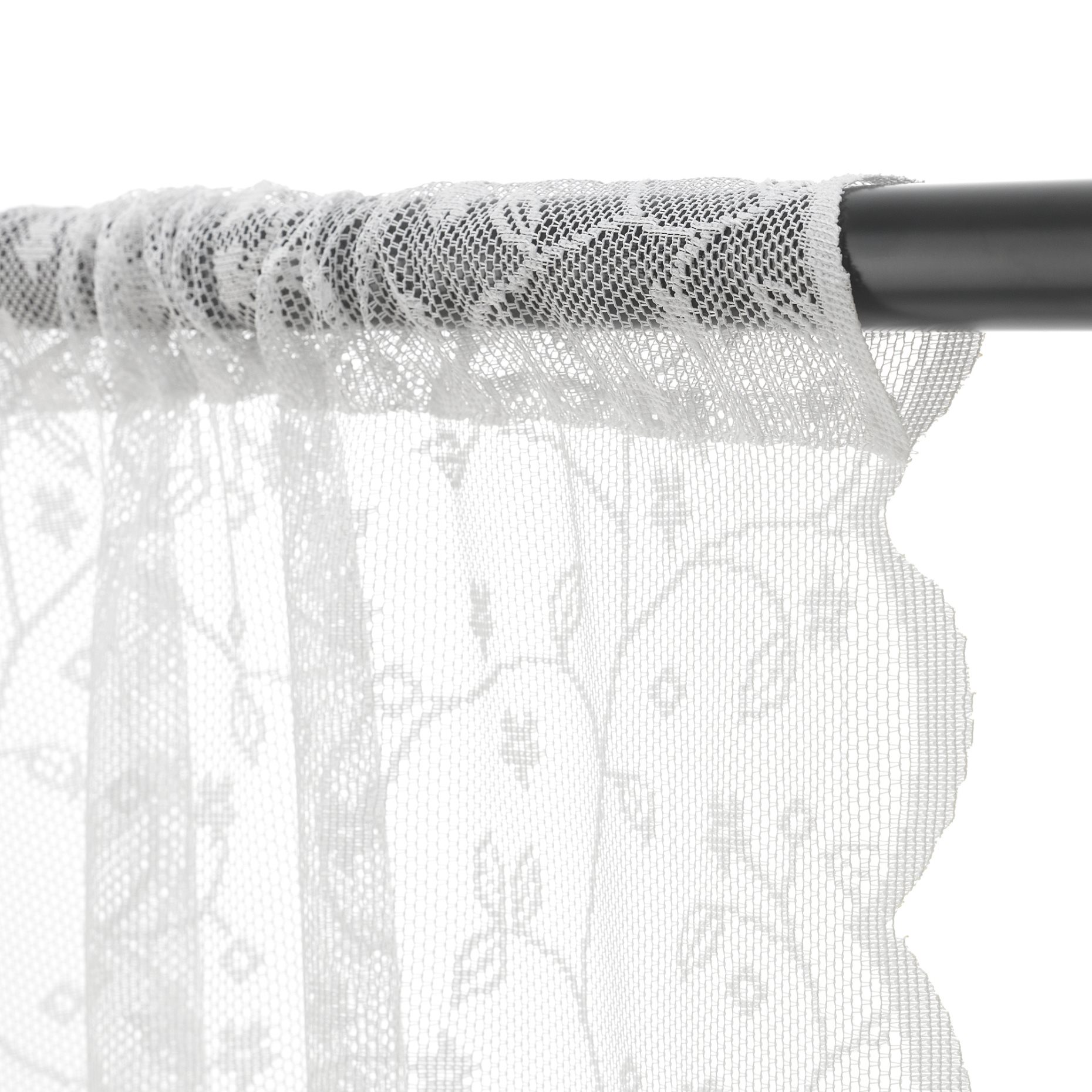 LILLYANA, sheer curtains/flower 1 pair, 145x300 cm, 303.865.24