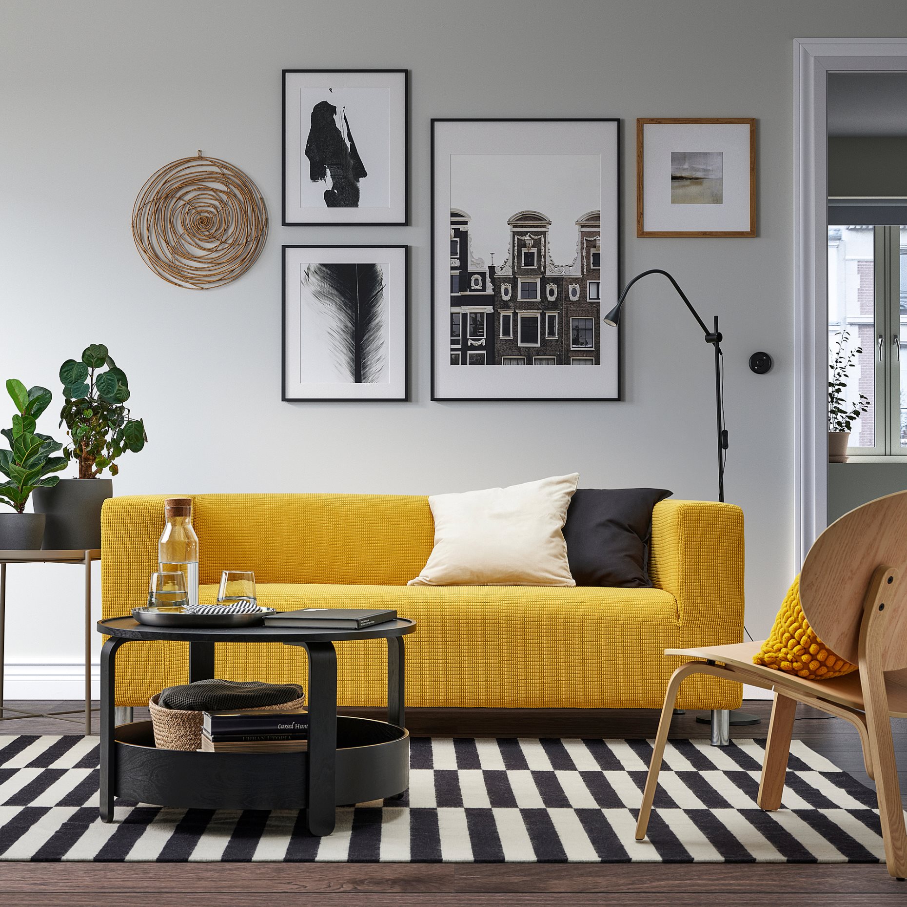 BORGEBY, coffee table, 70 cm, 305.003.55