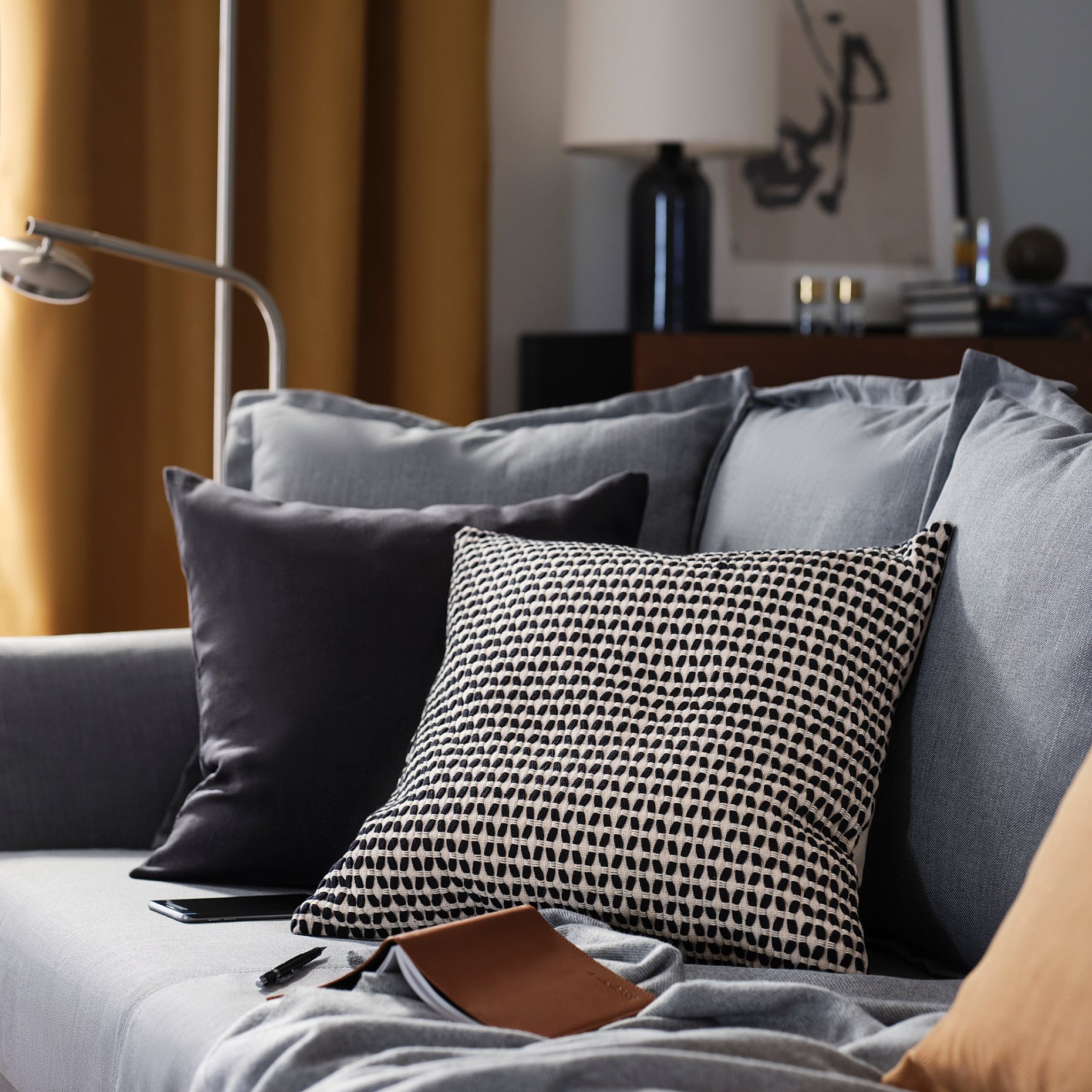 KUSTFLY, cushion cover, 50x50 cm, 305.022.60