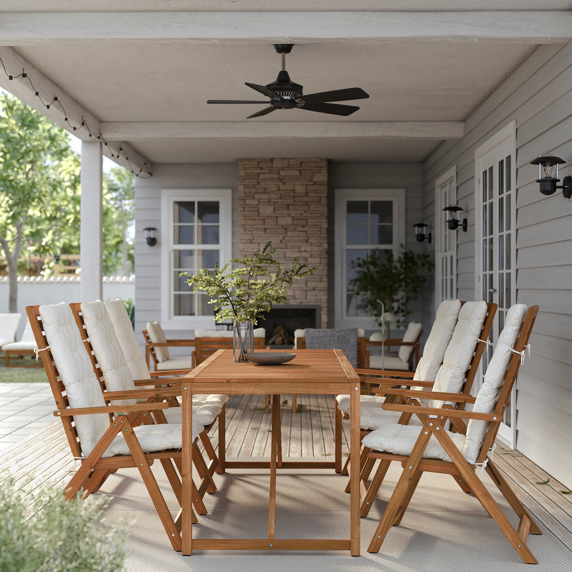 NÄMMARÖ, table/outdoor, 200x75 cm, 305.102.98