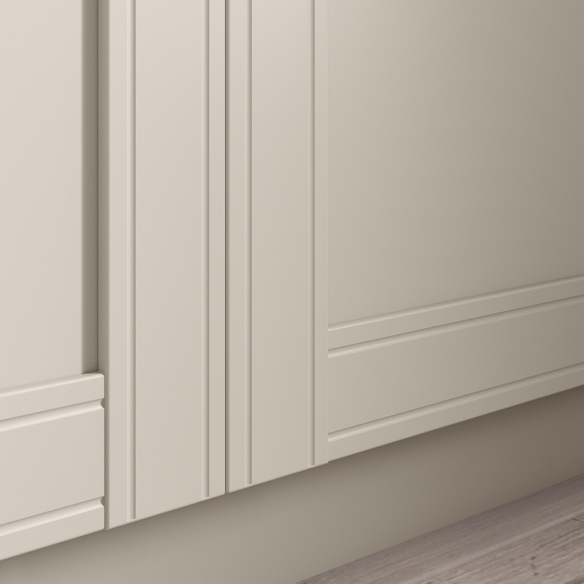 FLISBERGET, door with hinges, 50x195 cm, 391.810.66