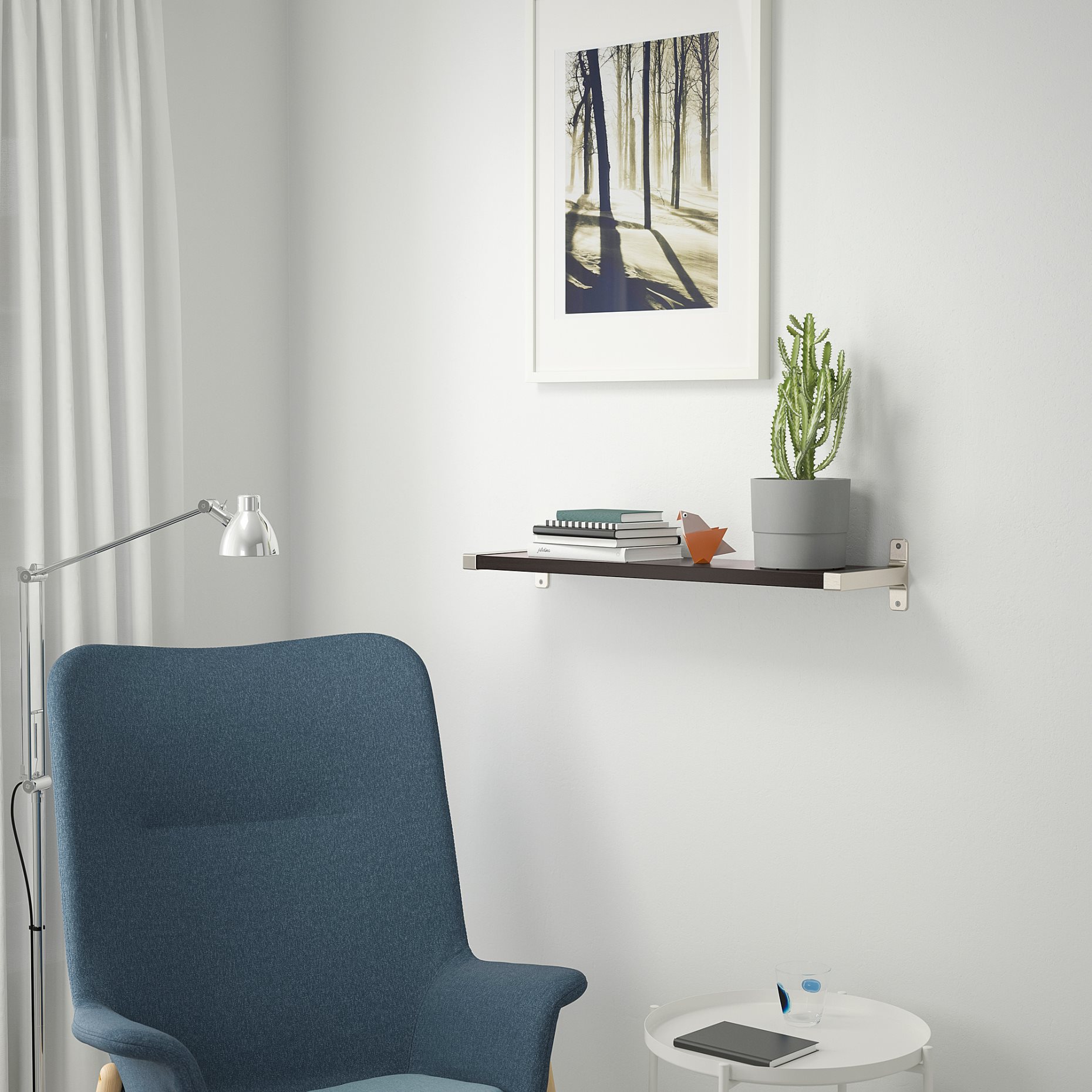 BERGSHULT/GRANHULT, wall shelf, 80x20 cm, 392.908.19