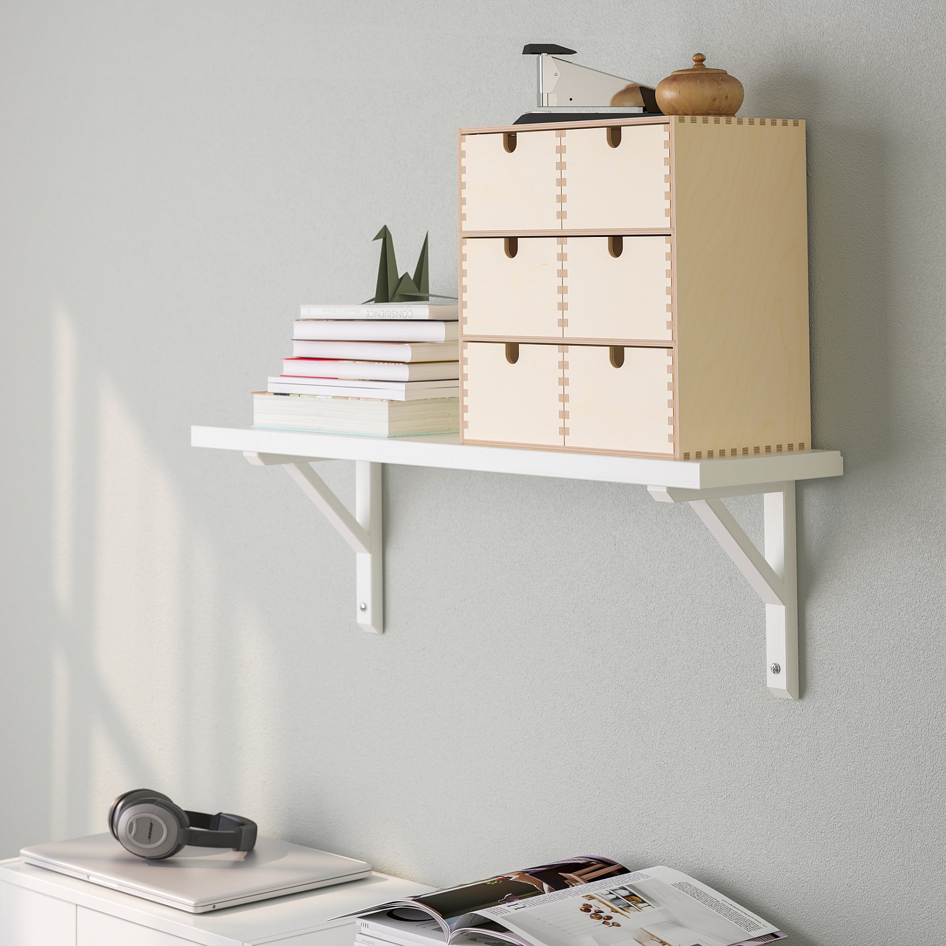 TRANHULT/SANDSHULT, wall shelf, 80x20, 393.260.93
