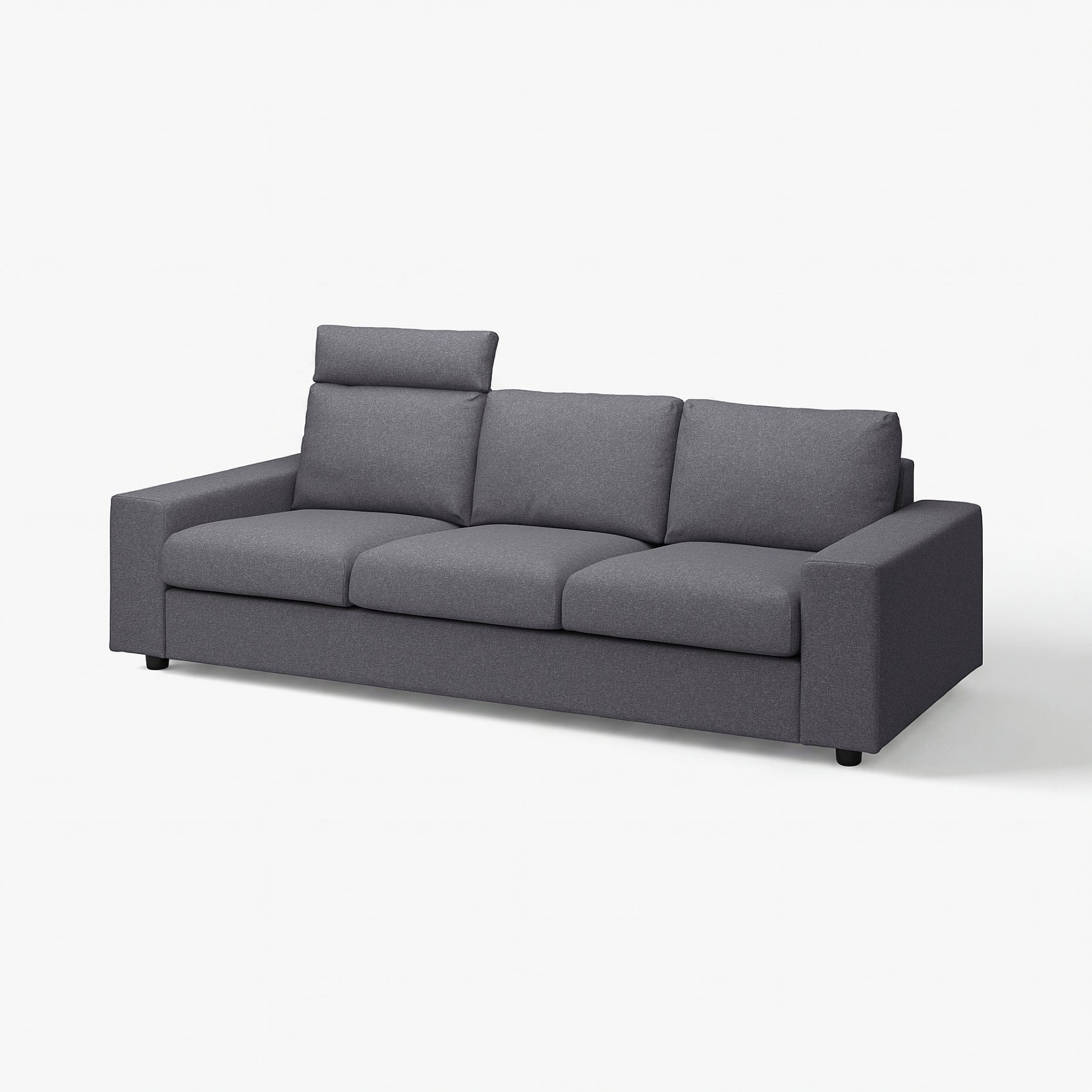 VIMLE, 3-seat sofa with headrest with wide armrests, 394.013.27