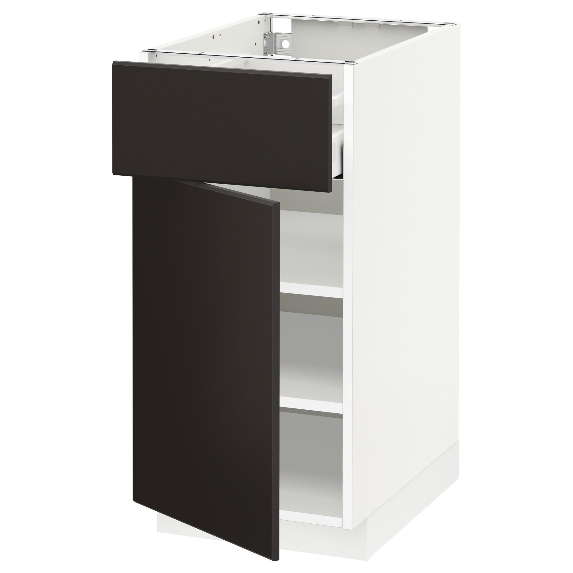METOD, base cabinet with drawer/door, 40x60 cm, 394.669.03