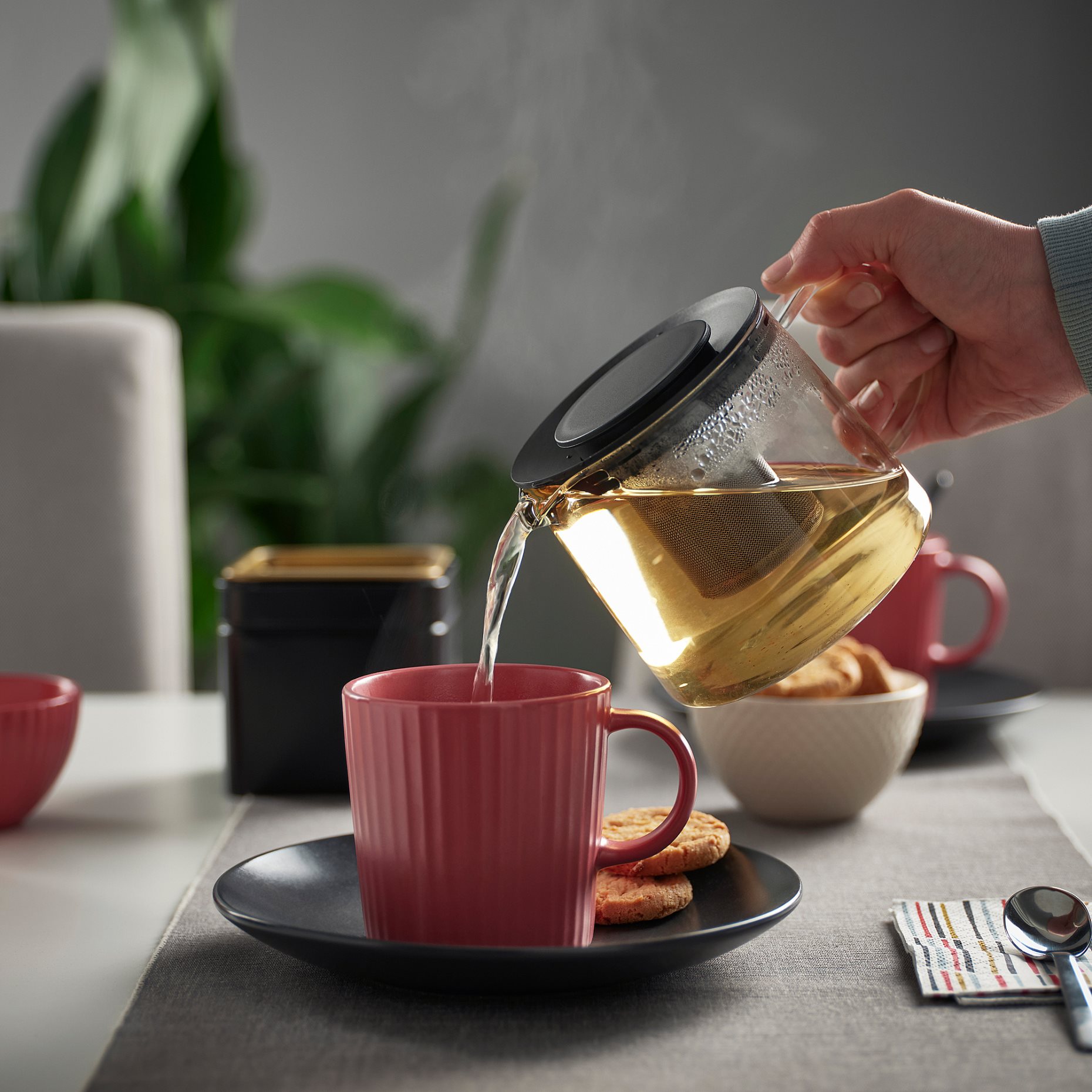 RIKLIG, Τσαγιέρα γυαλί, 402.978.48