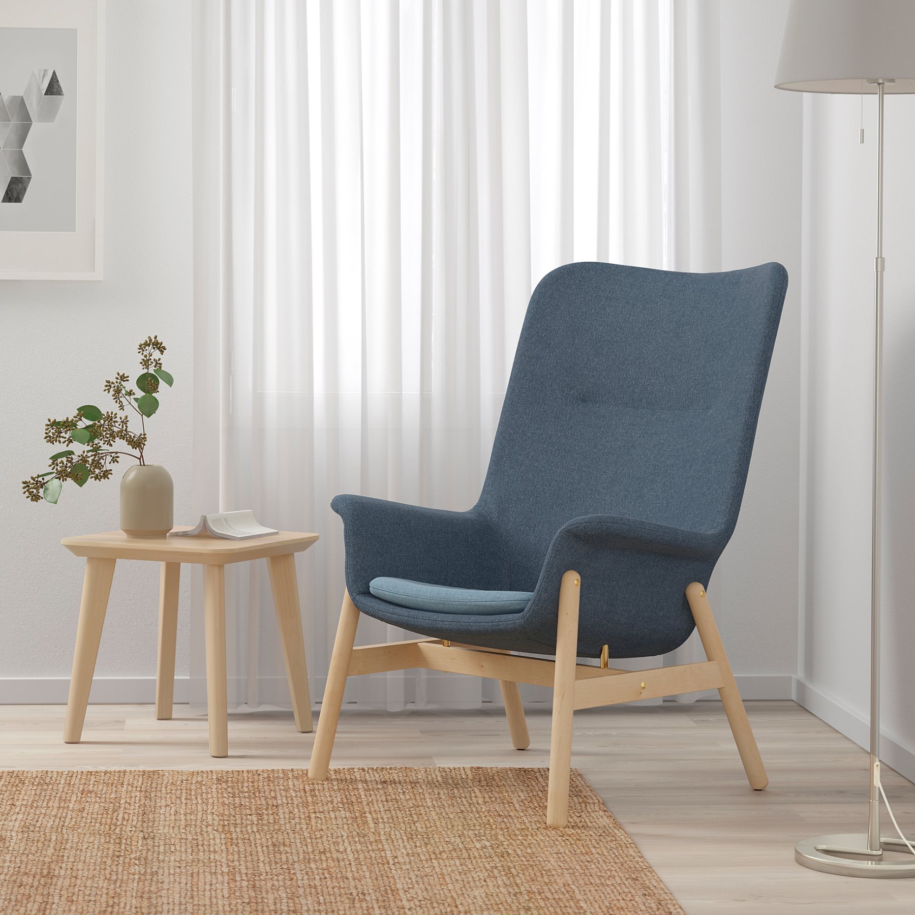 VEDBO, high-back armchair, 404.235.83