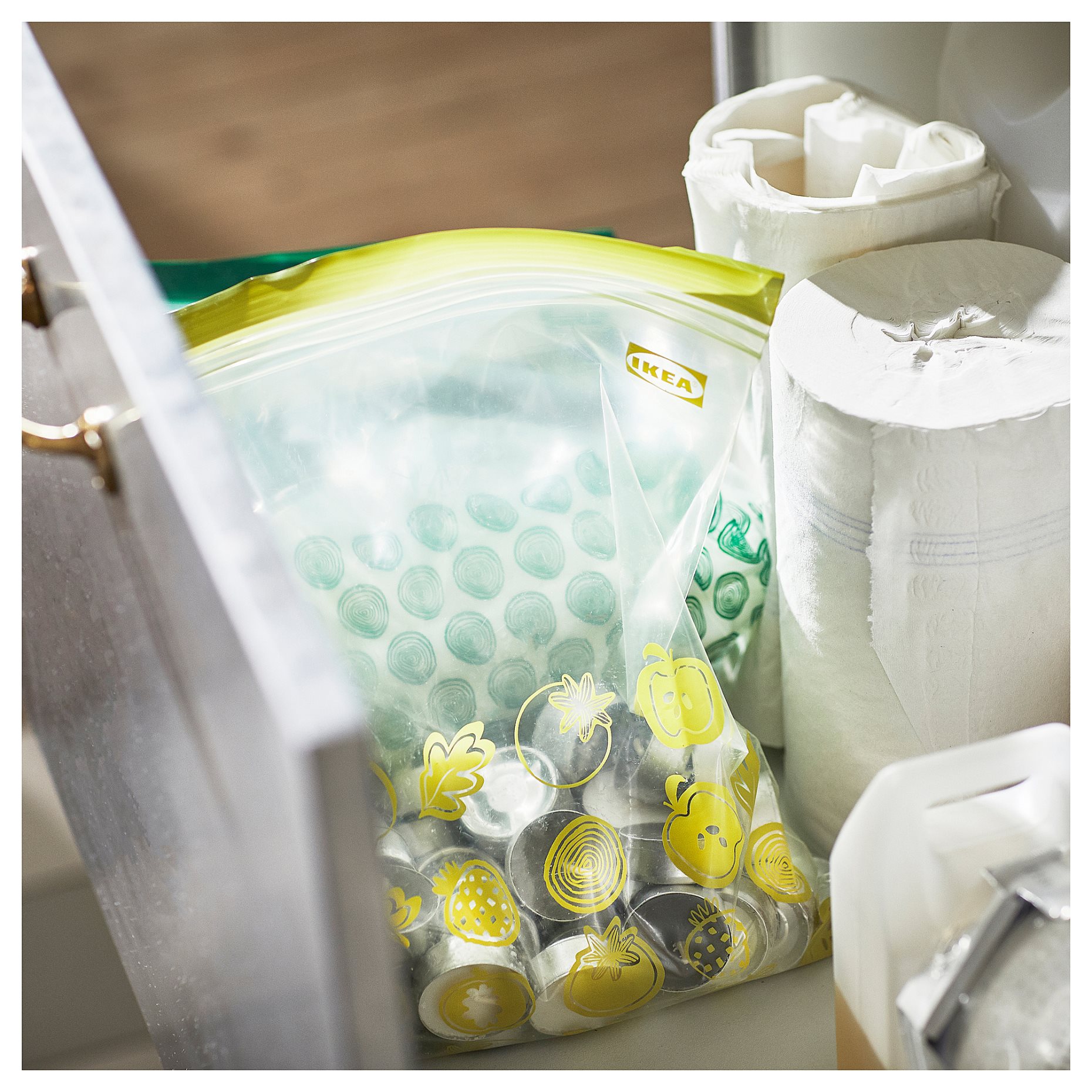 ISTAD, resealable bag patterned, 30 pack, 405.256.85