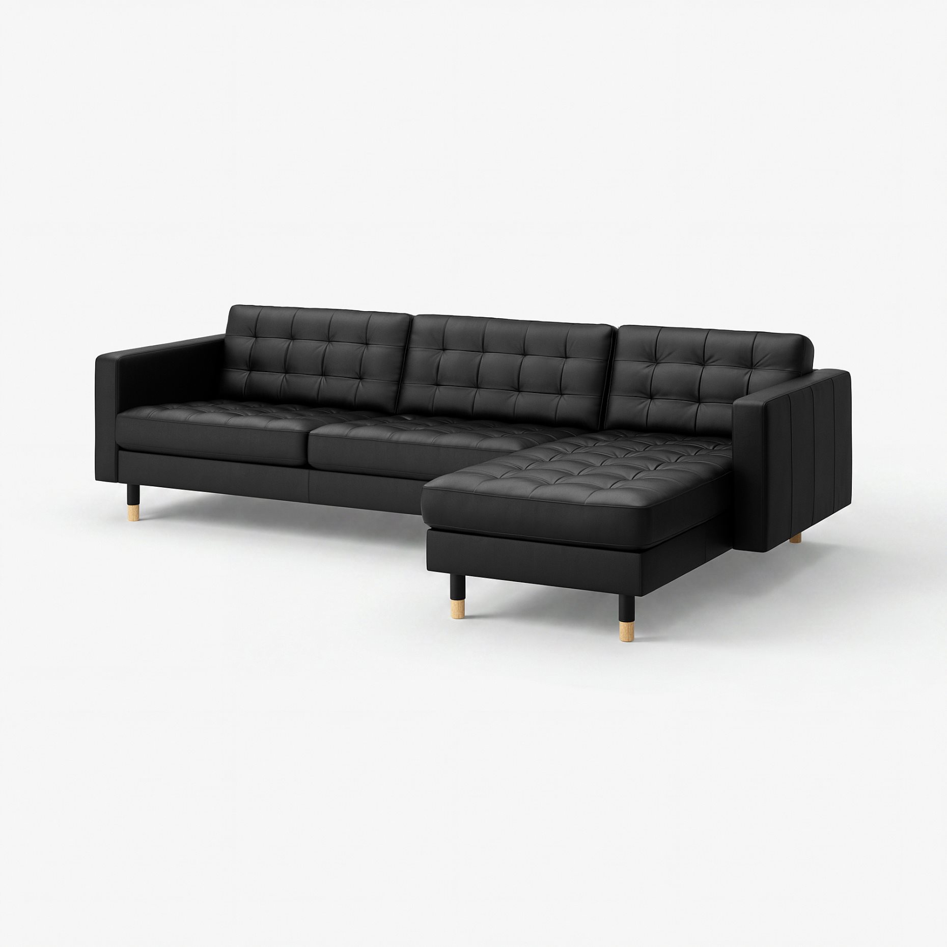 LANDSKRONA, 4-seat sofa with chaise longue, 490.324.10