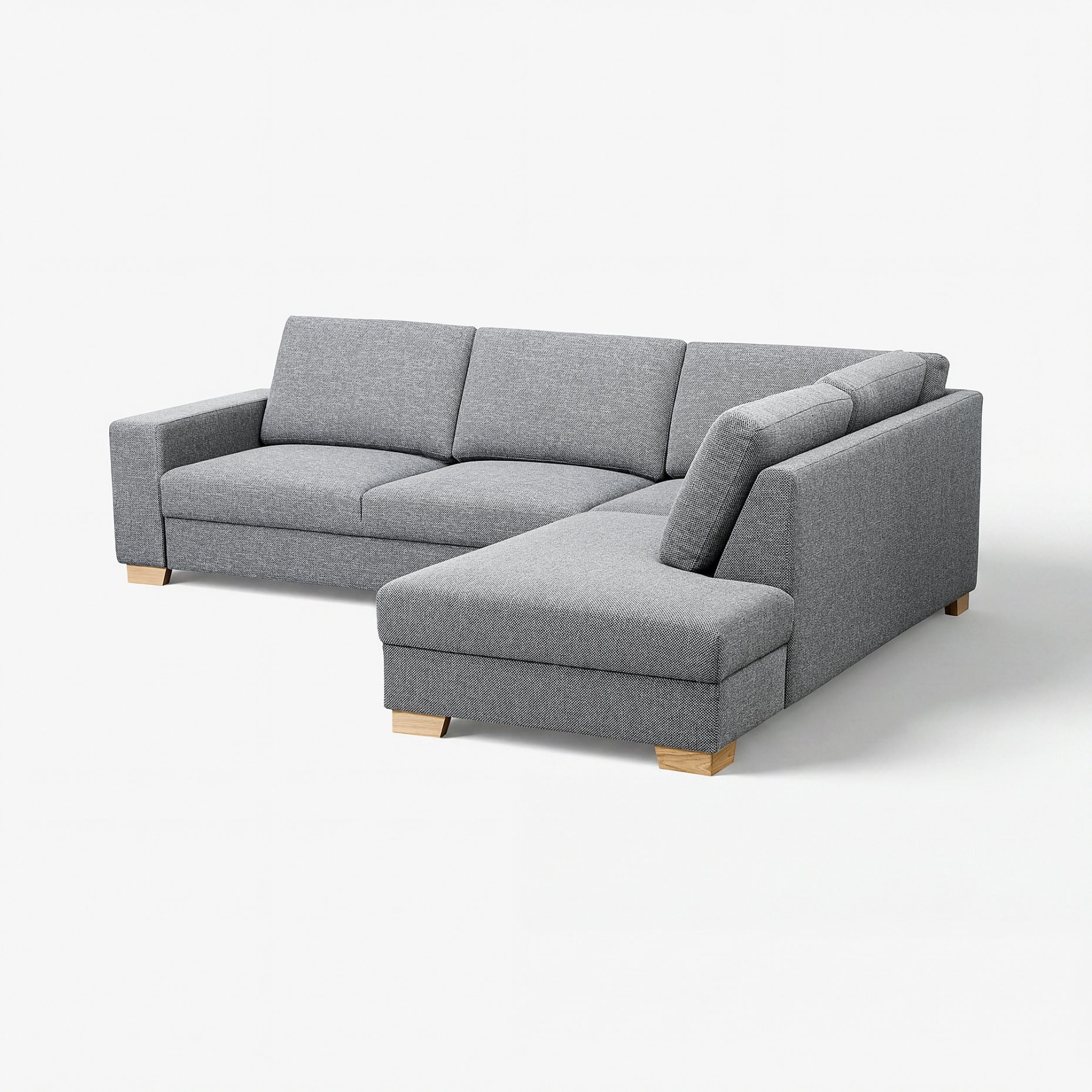 SÖRVALLEN, corner sofa 3-seat with open end/right, 493.041.42