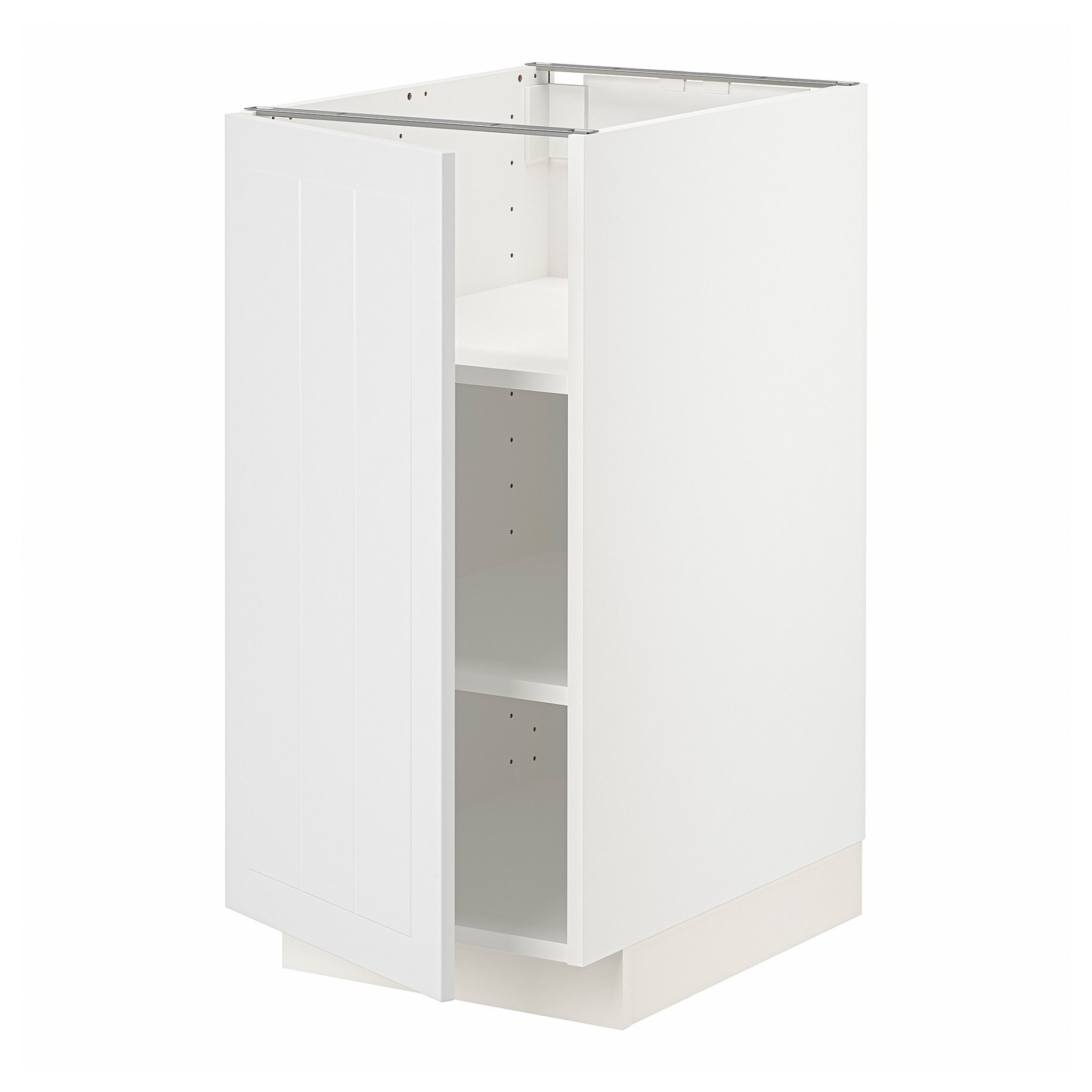METOD, ντουλάπι βάσης με ράφια, 40x60 cm, 494.607.93