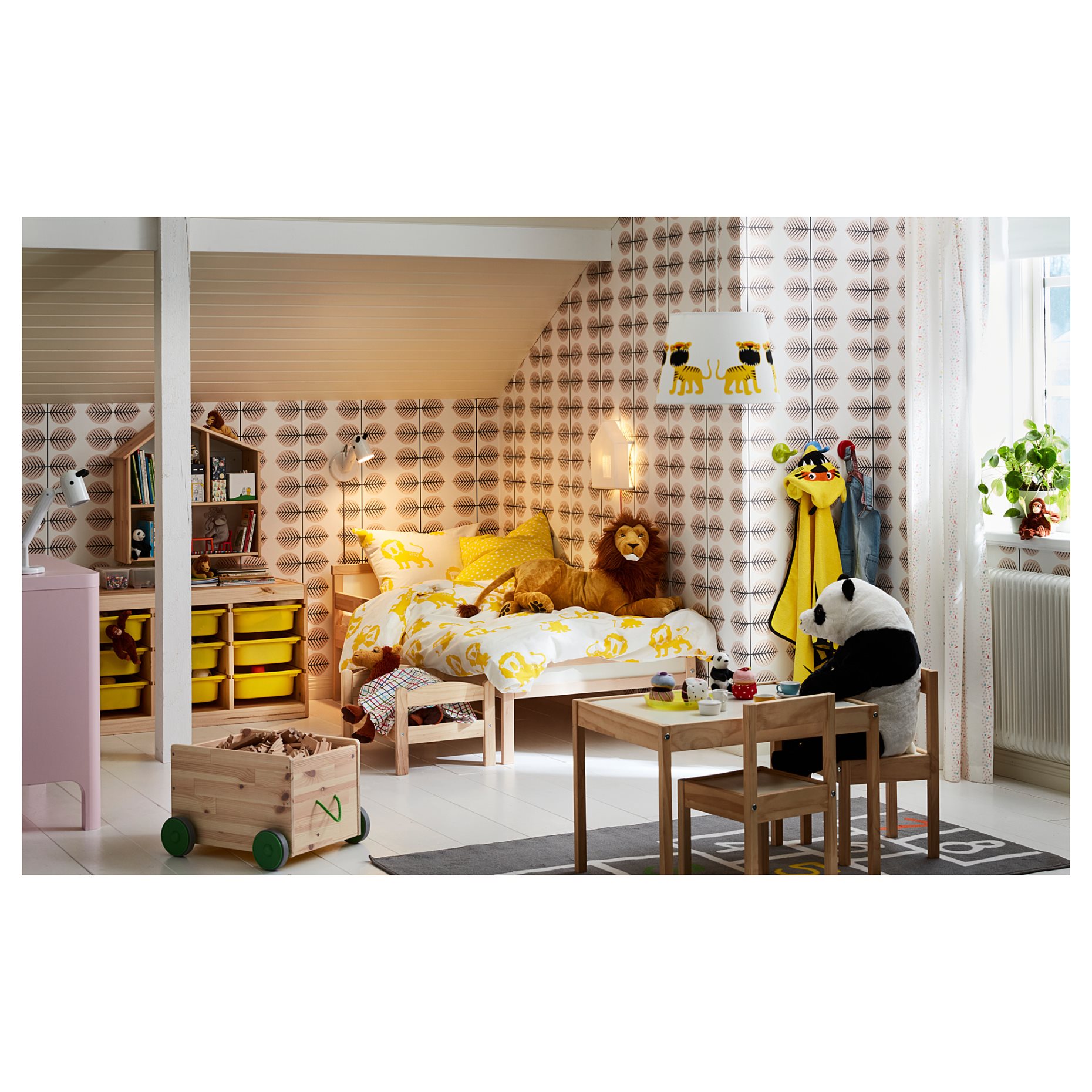 SNIGLAR, bed frame and guard rail, 500.871.66