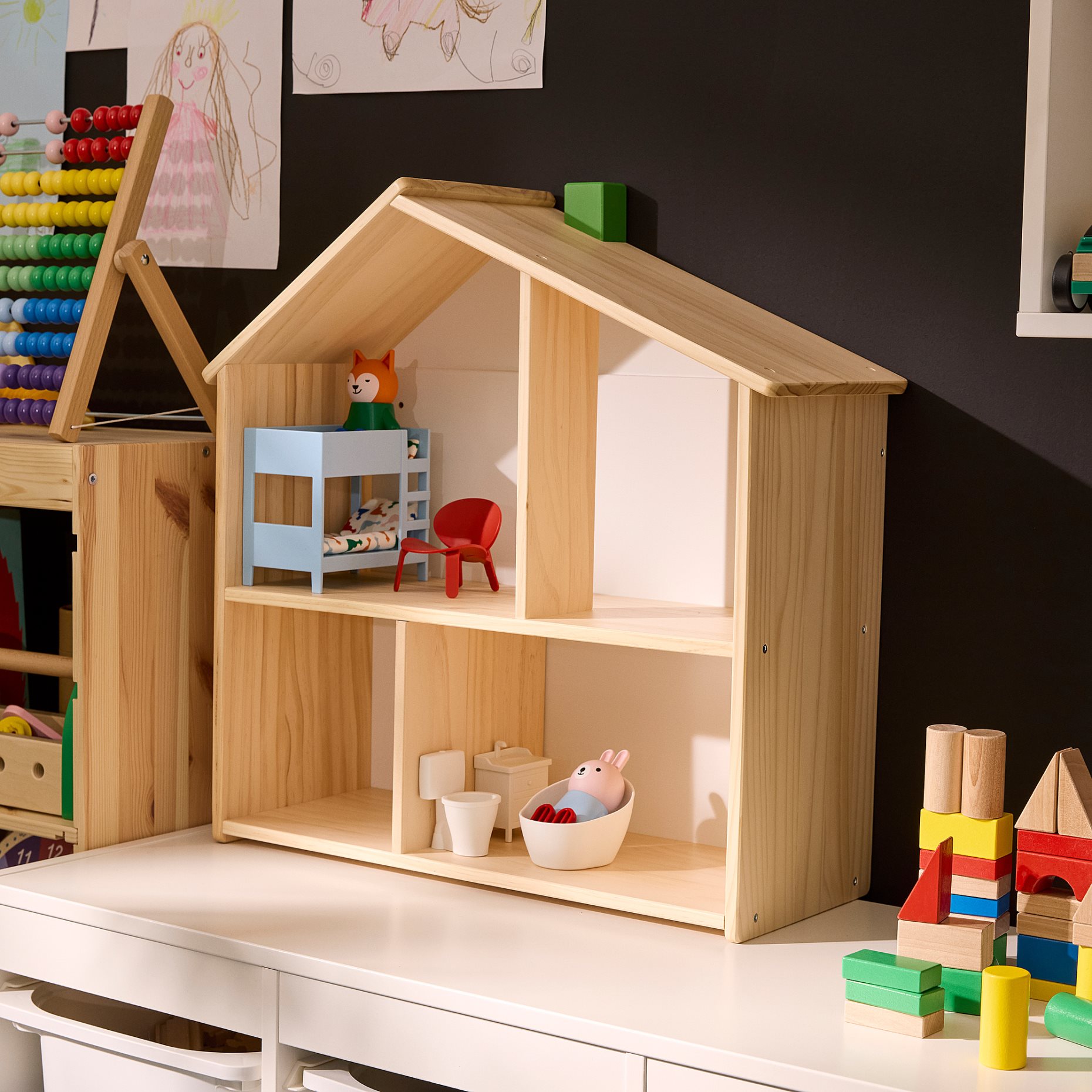 FLISAT, doll’s house/wall shelf, 502.907.85