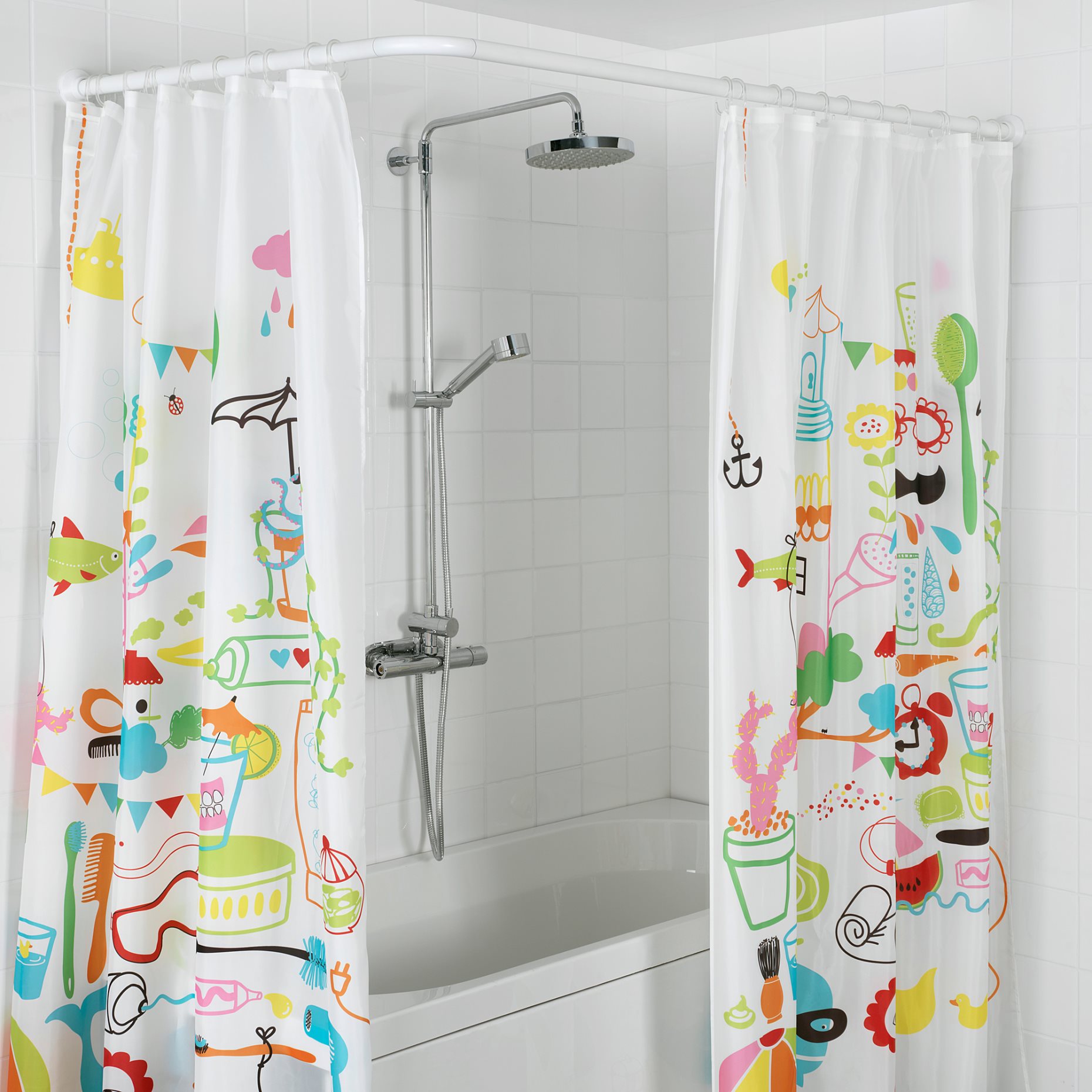 VIKARN, shower curtain rod, 503.060.17