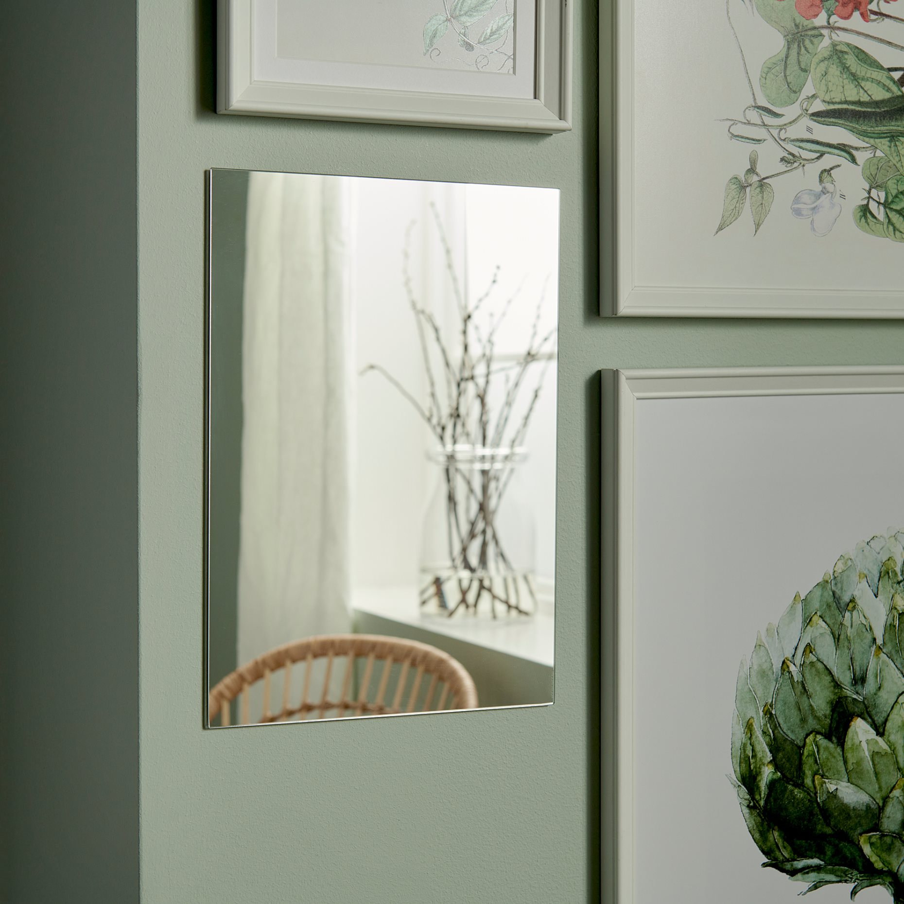 LÖNSÅS, mirror, 21x30 cm, 504.710.26