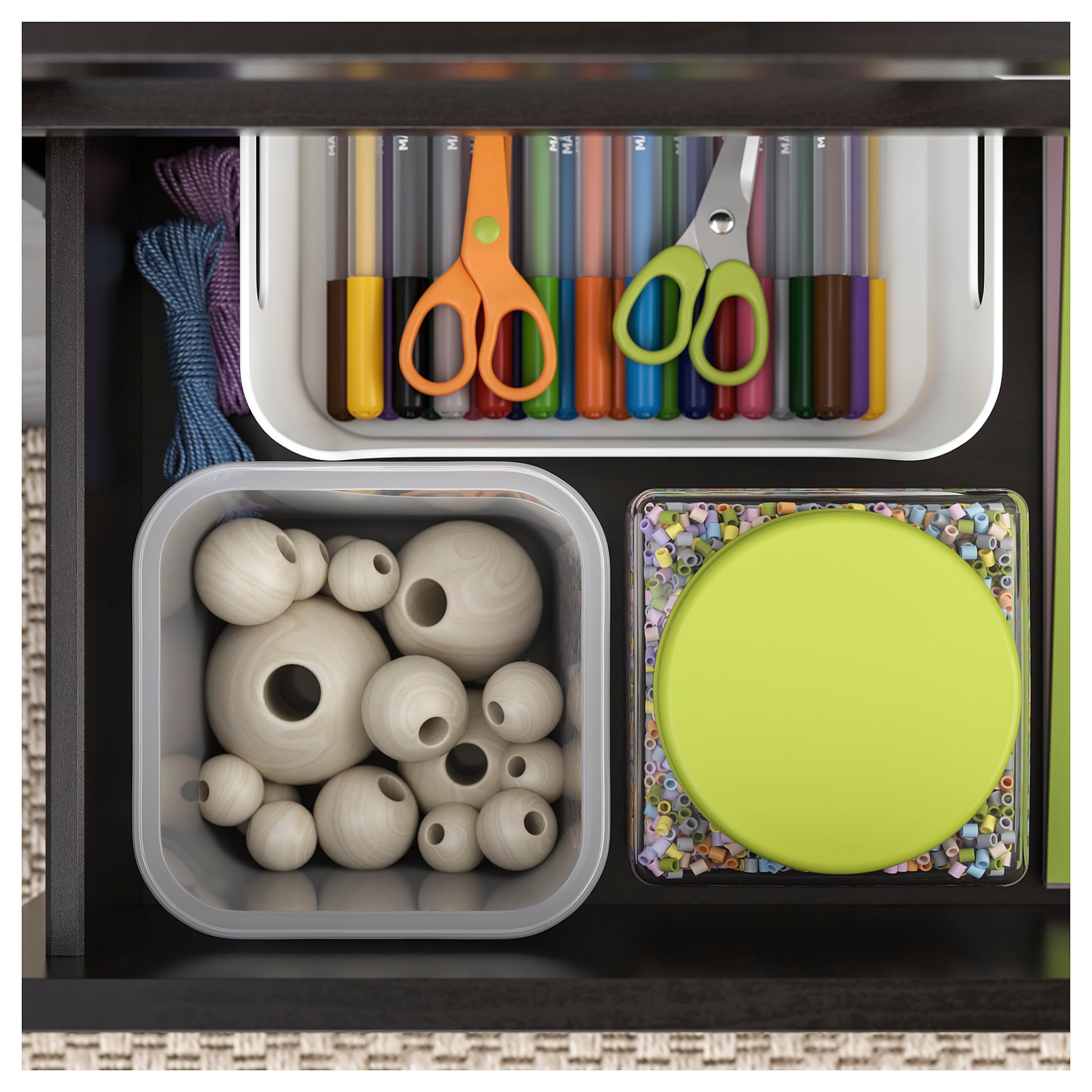 BESTÅ, TV storage combination/glass doors/drawers soft closing, 300x42x211 cm, 594.067.10