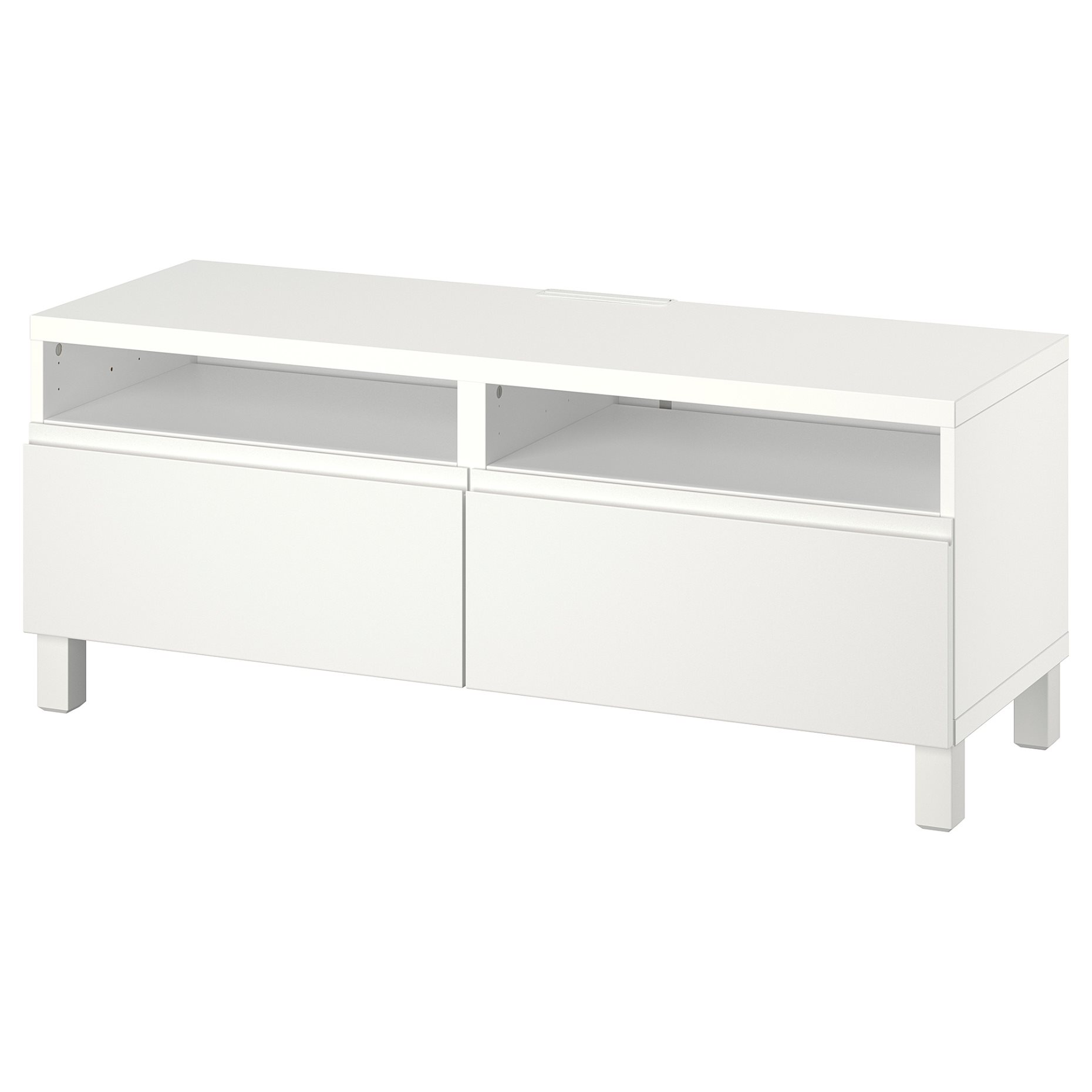 BESTÅ, TV bench with drawers push open, 120x42x48 cm, 594.200.04