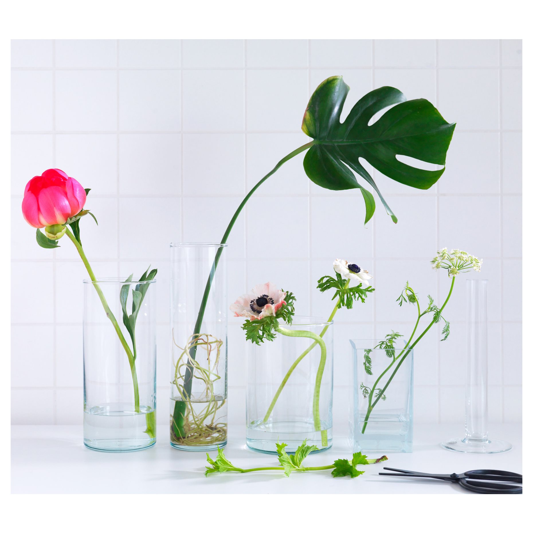 CYLINDER, vase, set of 3, 601.750.92