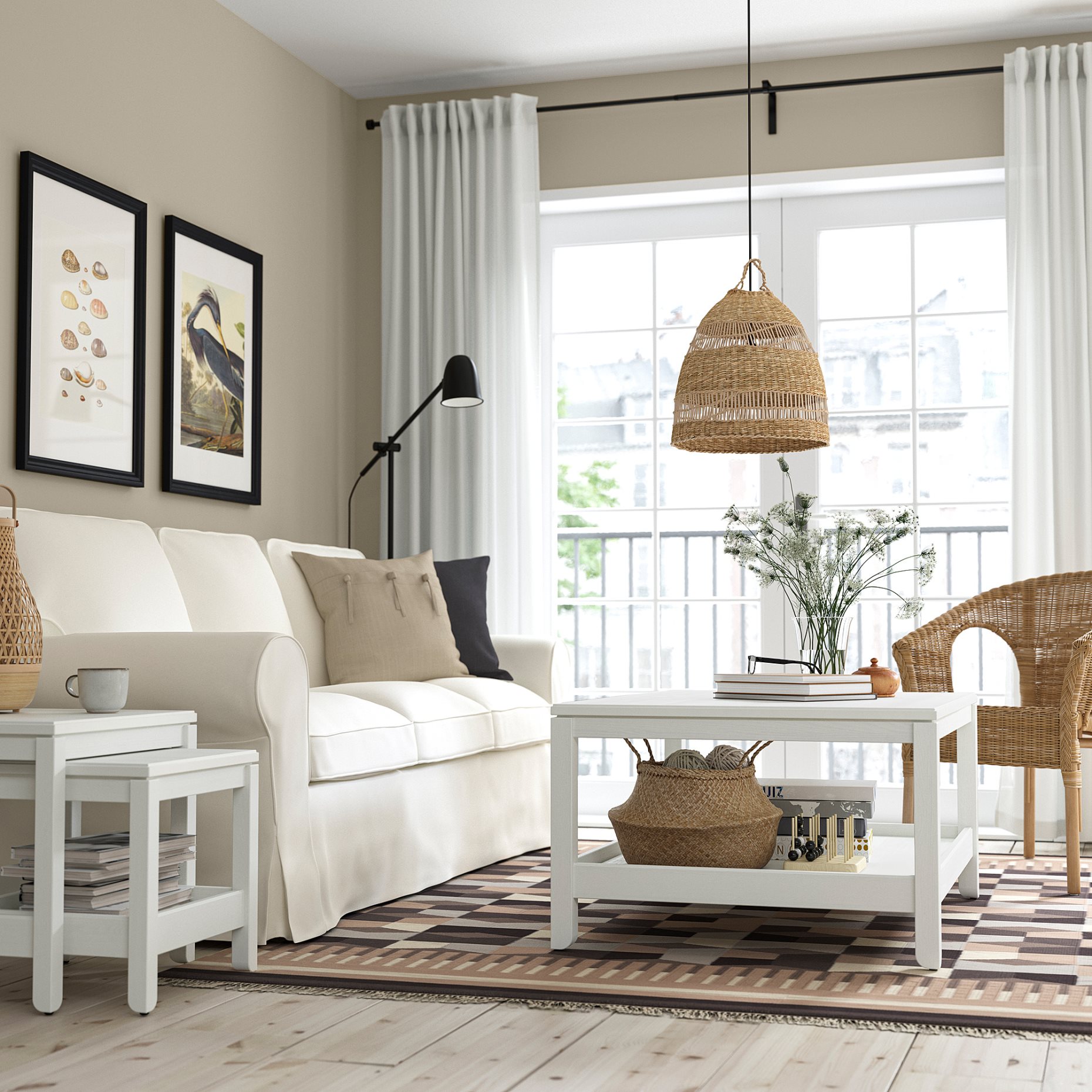 HAVSTA, nest of tables, set of 2, 604.042.01