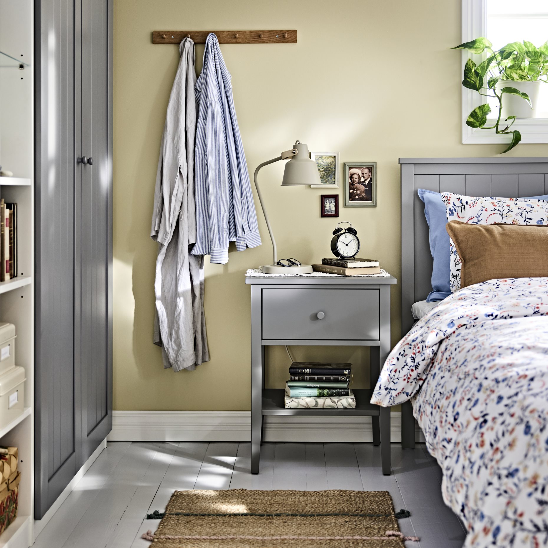 GULLABERG, bedside table with 1 drawer and shelf, 53x43x69 cm, 605.617.43