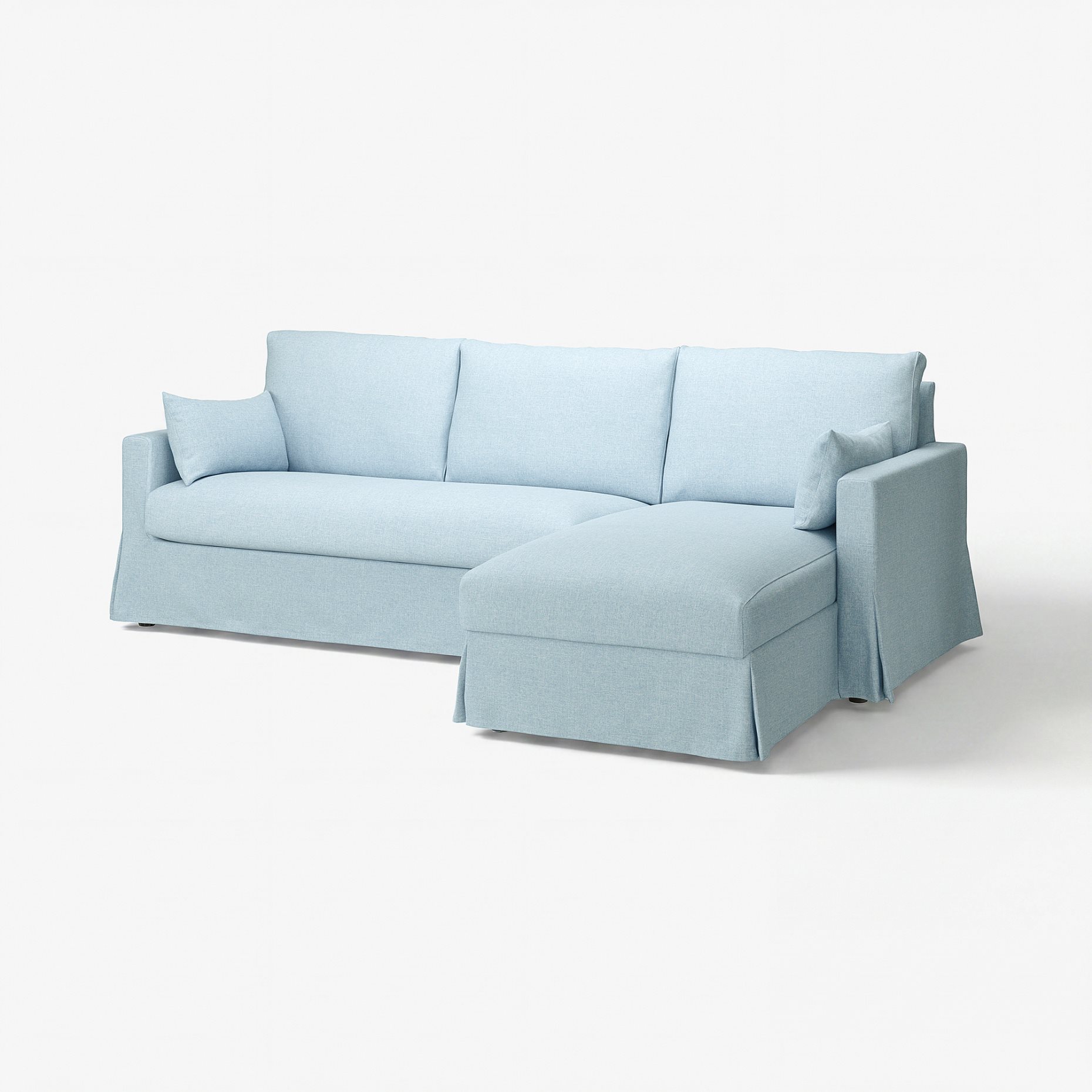 HYLTARP, 3-seat sofa with chaise longue, right, 694.958.38