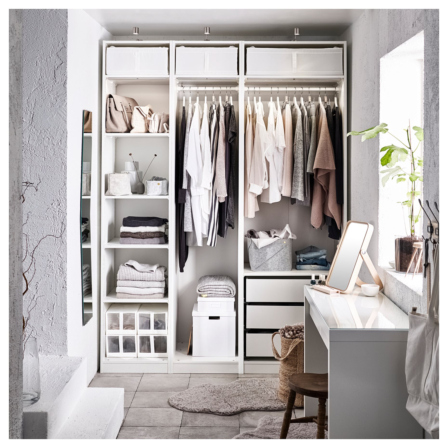PAX, wardrobe, 175x58x236 cm, 695.026.31